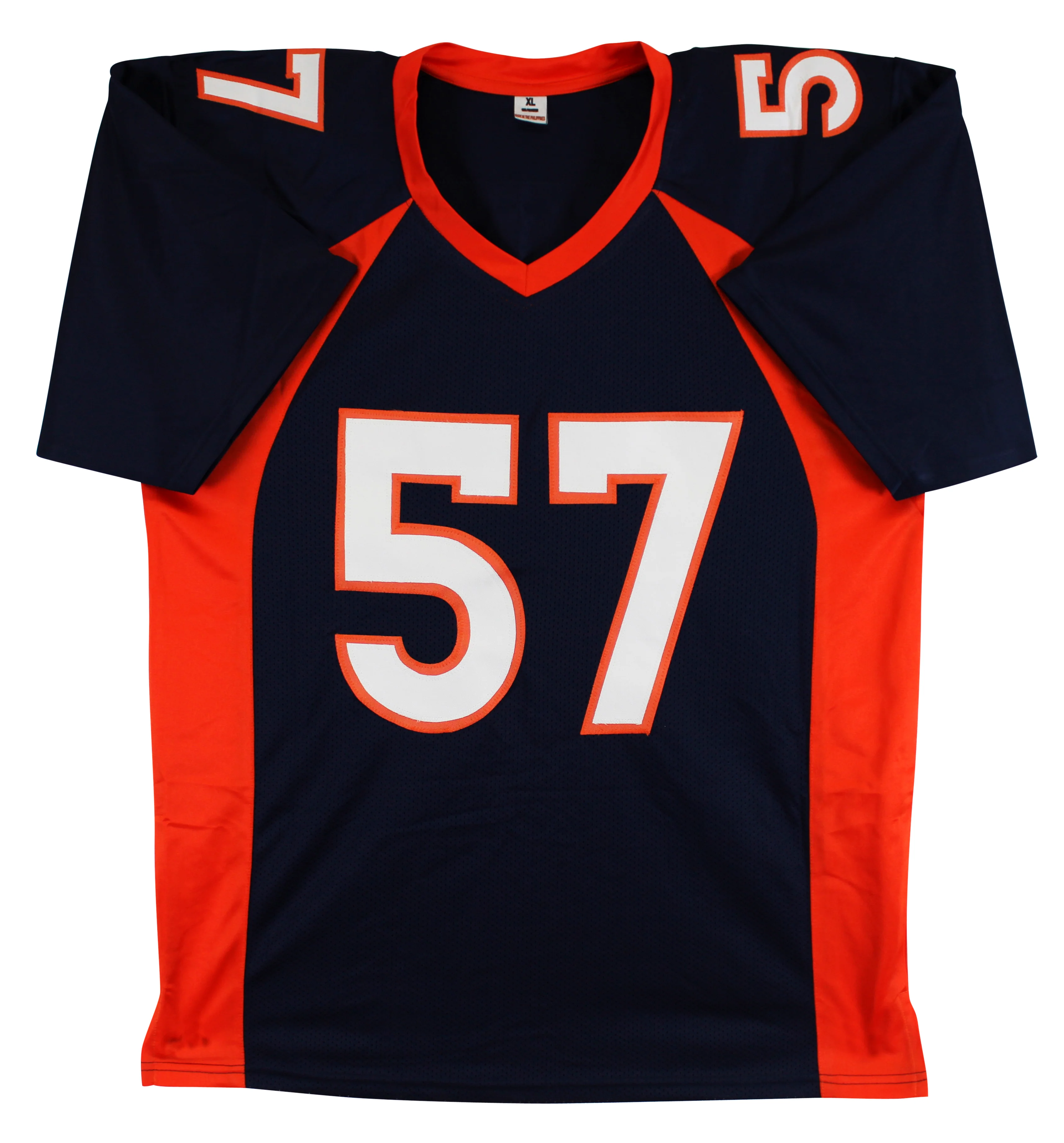 Dre Greenlaw Authentic Signed Navy Pro Style Jersey Autographed BAS Witnessed - Image 4