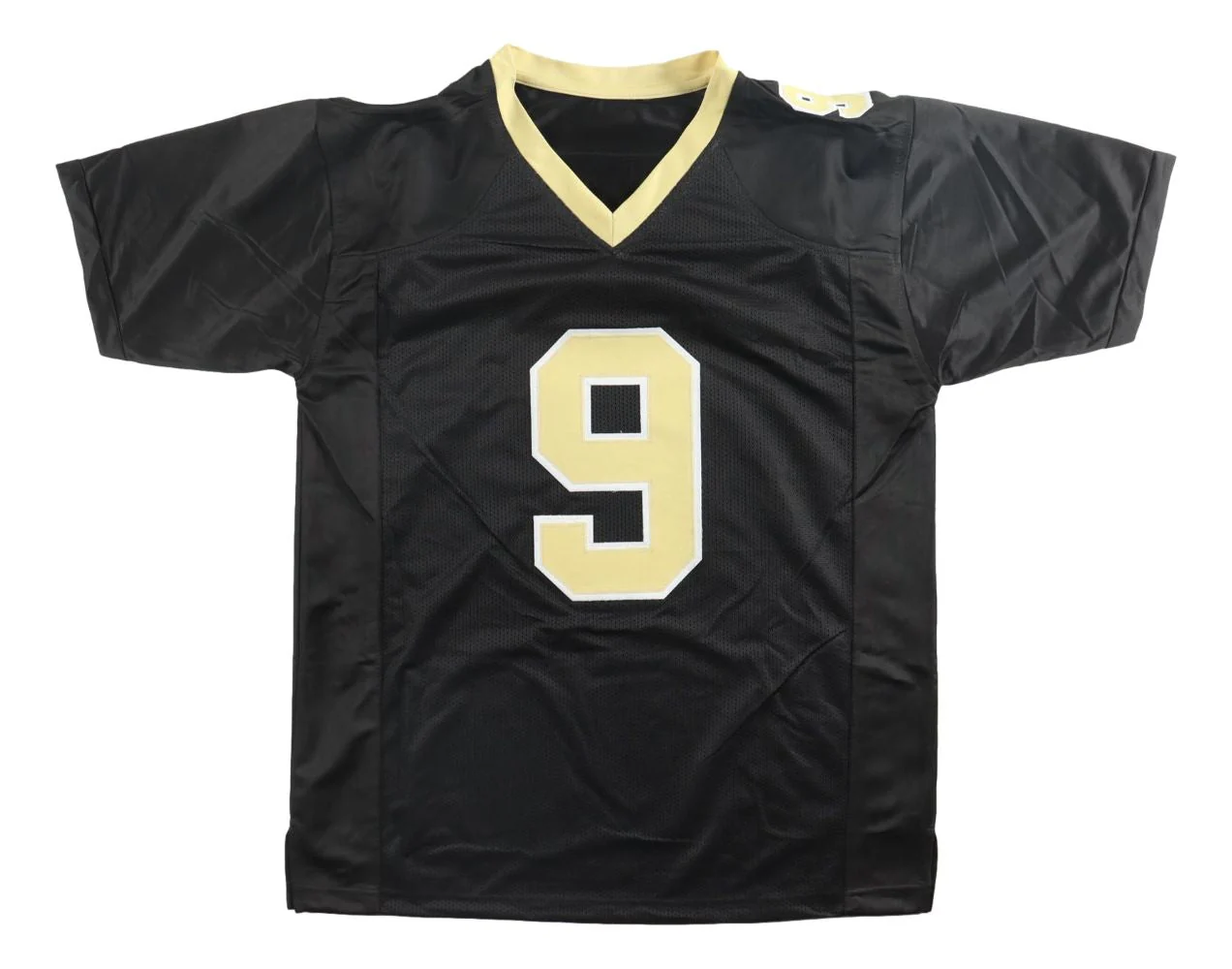 Drew Brees New Orleans Signed Black Football Jersey SB XLIV MVP BAS - Image 3