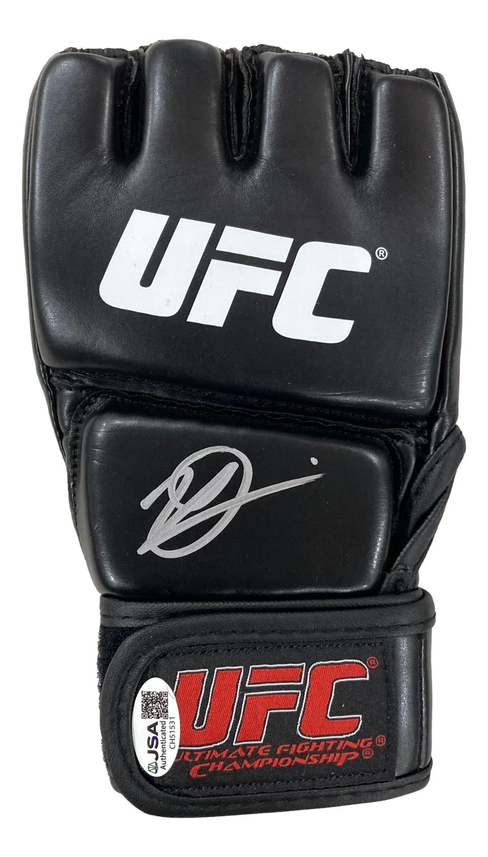 Dricus Du Plessis Signed MMA Fight Glove JSA QR