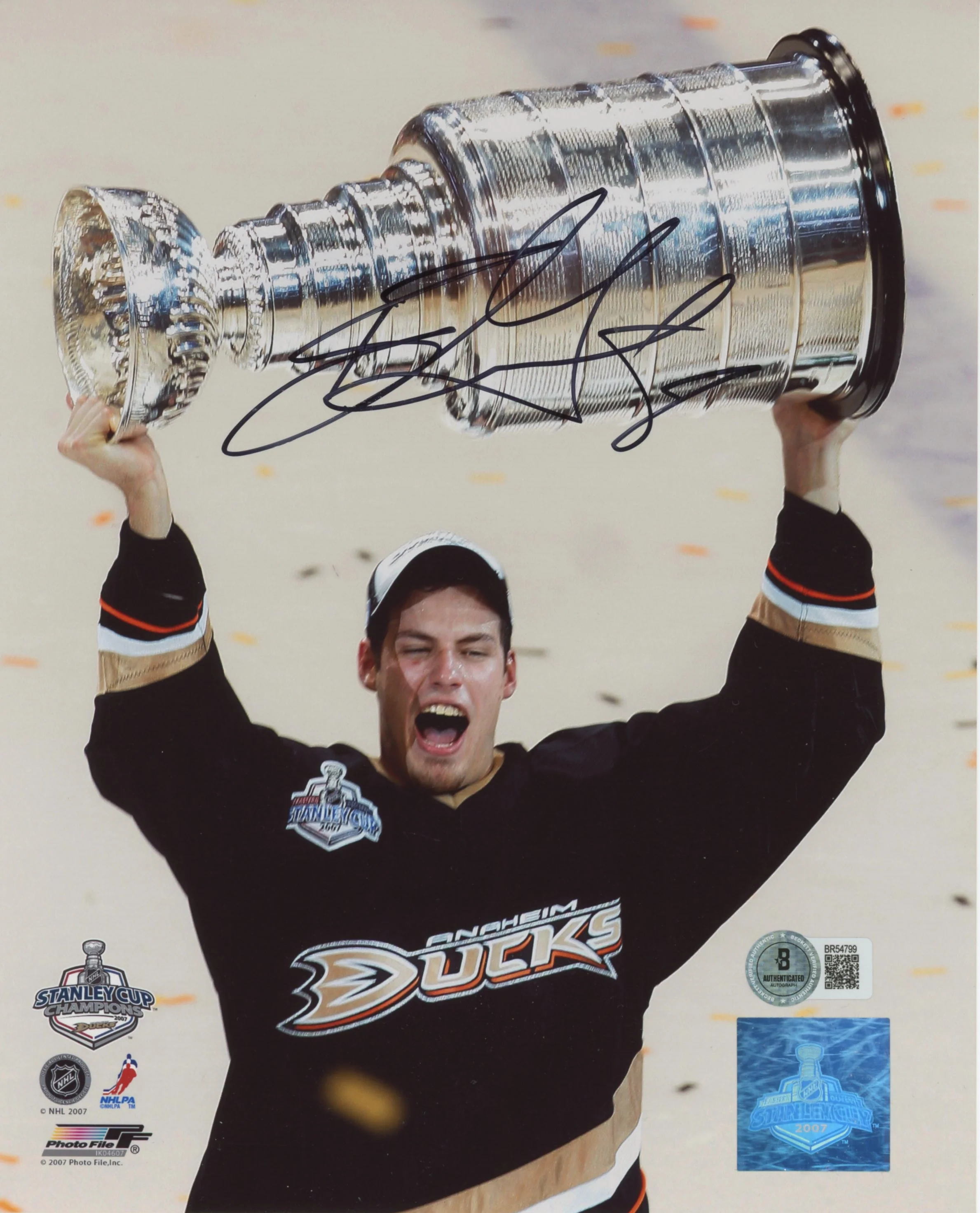 Ducks Ryan Getzlaf Authentic Signed 8x10 Photo Autographed BAS #BR54799 - Image 2