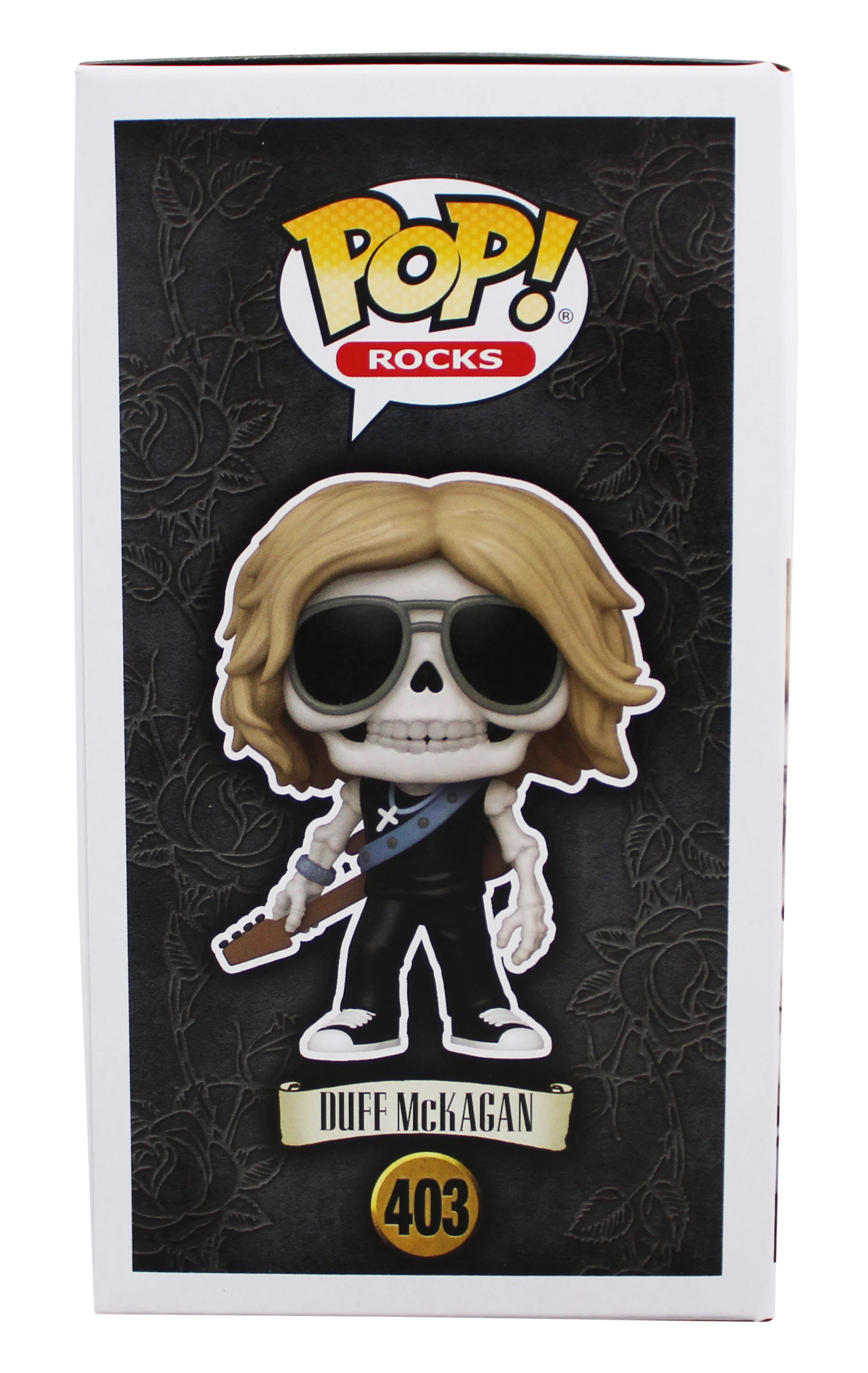 Duff McKagan Guns N' Roses Signed #403 Funko Pop Vinyl Figure w/ Orange Sig BAS - Image 6