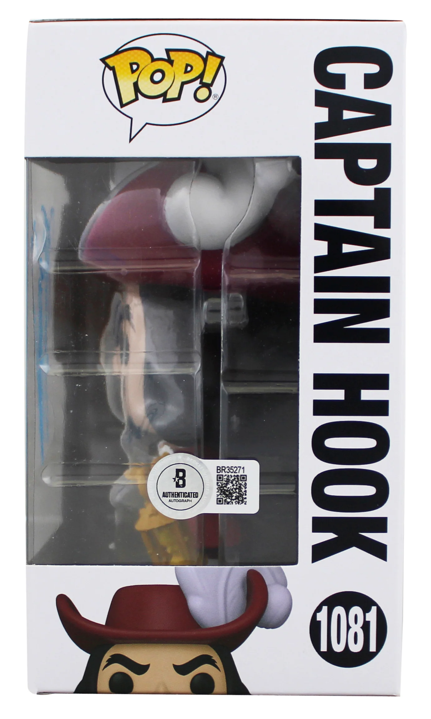 Dustin Hoffman Peter Pan Signed Captain Hook #1081 Funko Pop Figure BAS #BR35271 - Image 4