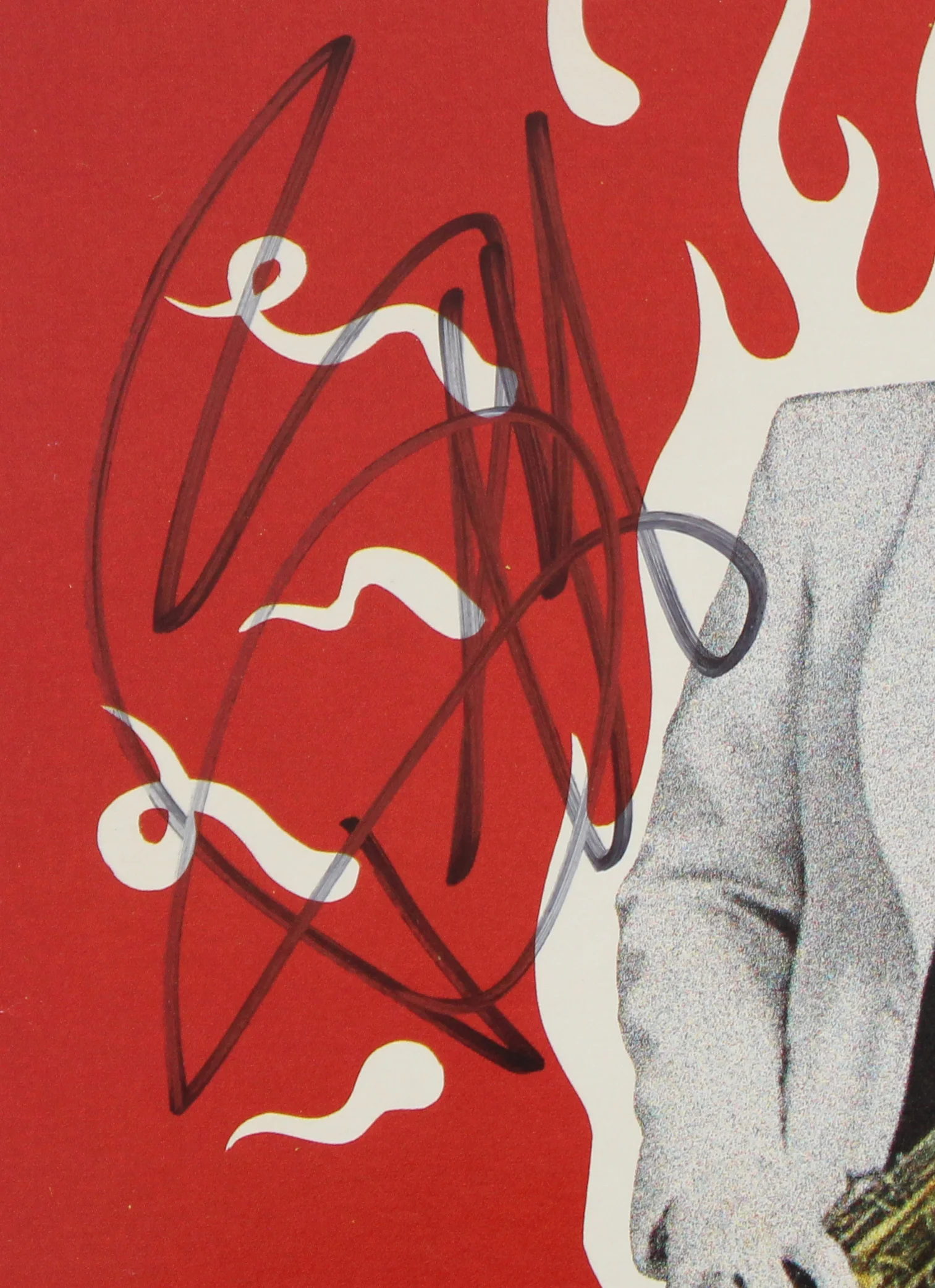 Dusty Hill & Billy Gibbons ZZ Top Authentic Signed Album Cover BAS #AB77807 - Image 4