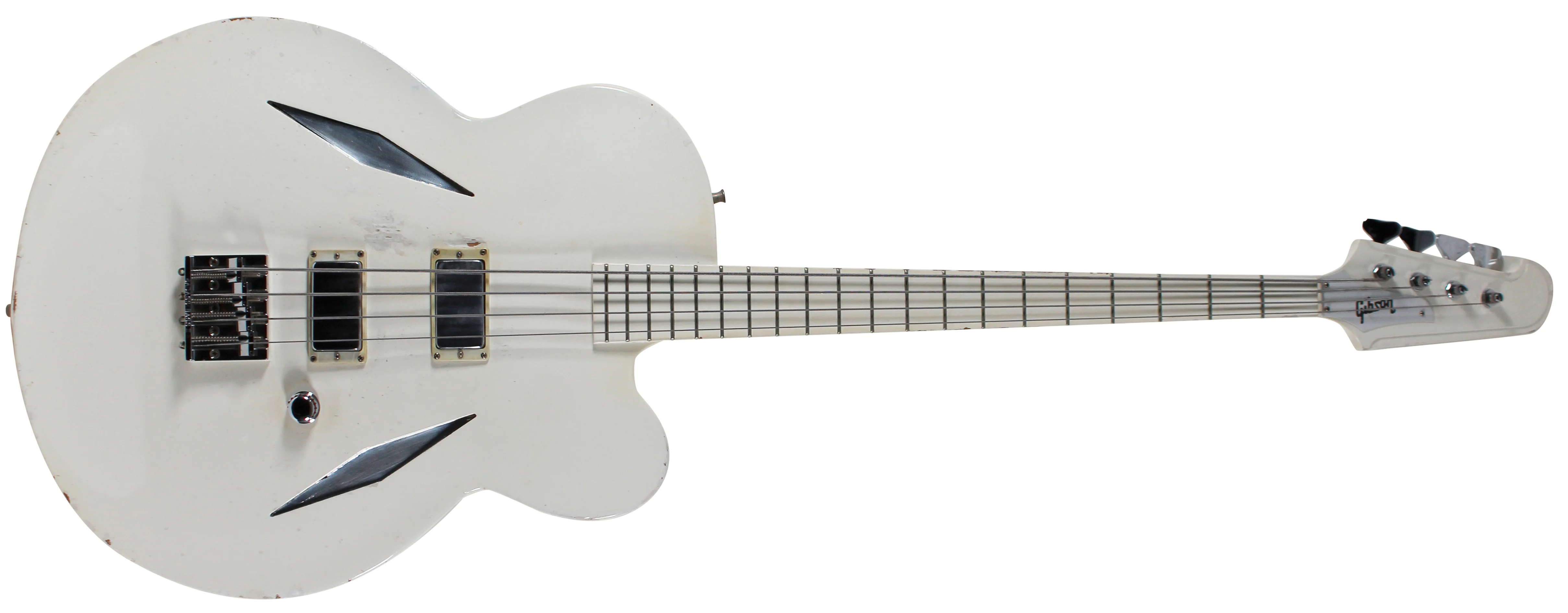 Dusty Hill ZZ Top 1990's Stage/Tour Used Bolin Archtop Crazy Cowboy Bass Guitar - Image 2