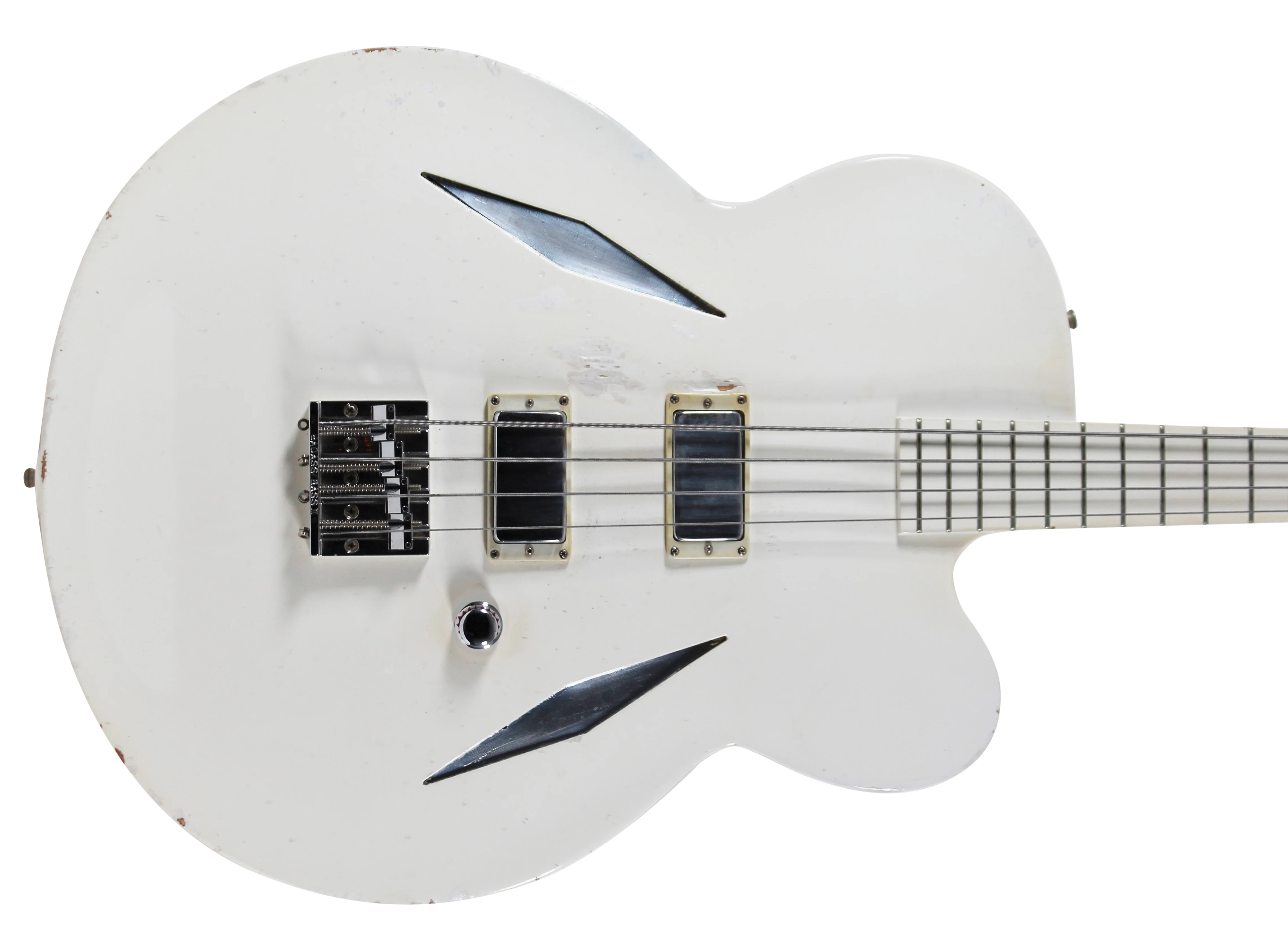Dusty Hill ZZ Top 1990's Stage/Tour Used Bolin Archtop Crazy Cowboy Bass Guitar - Image 3