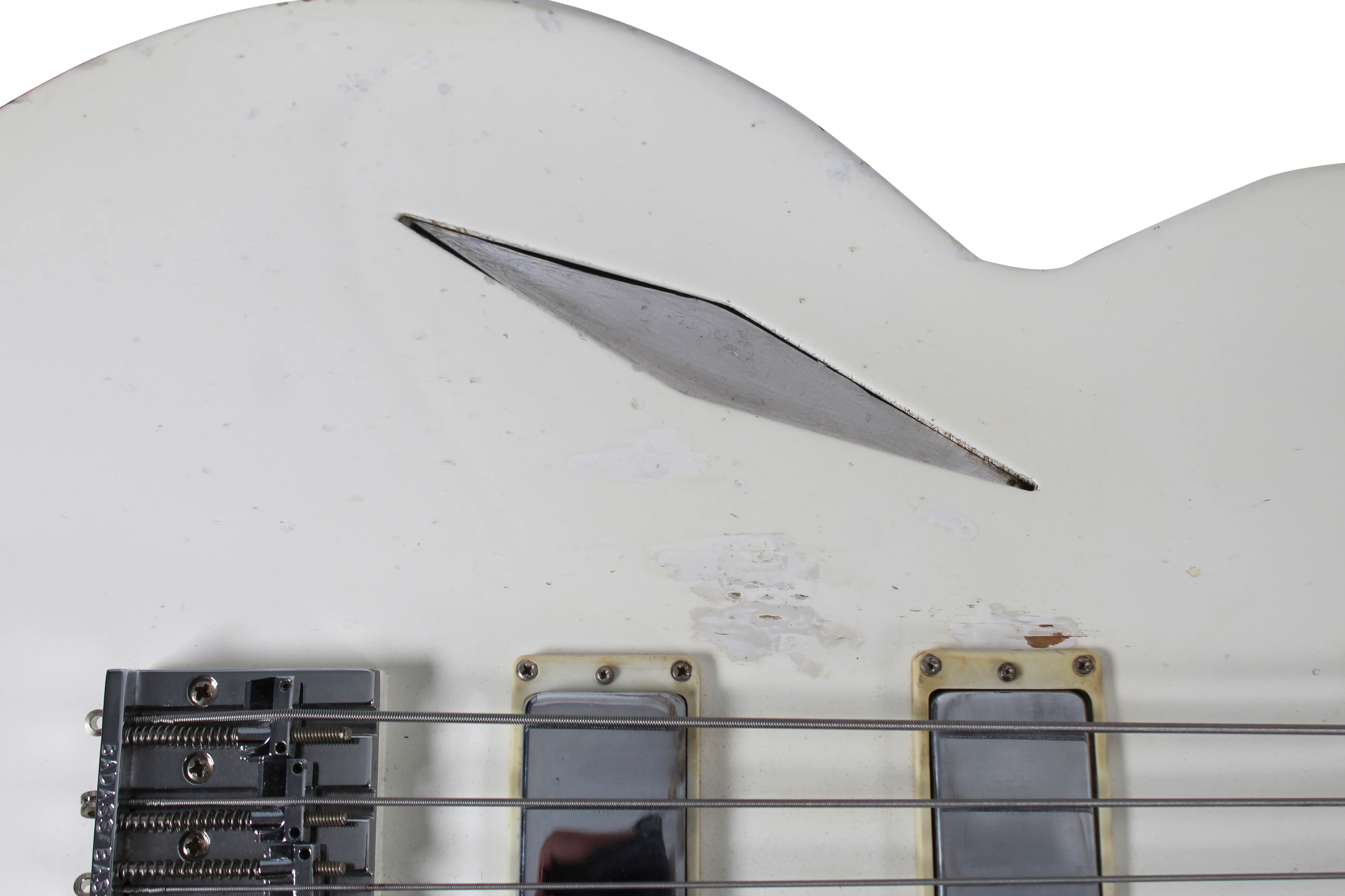 Dusty Hill ZZ Top 1990's Stage/Tour Used Bolin Archtop Crazy Cowboy Bass Guitar - Image 7