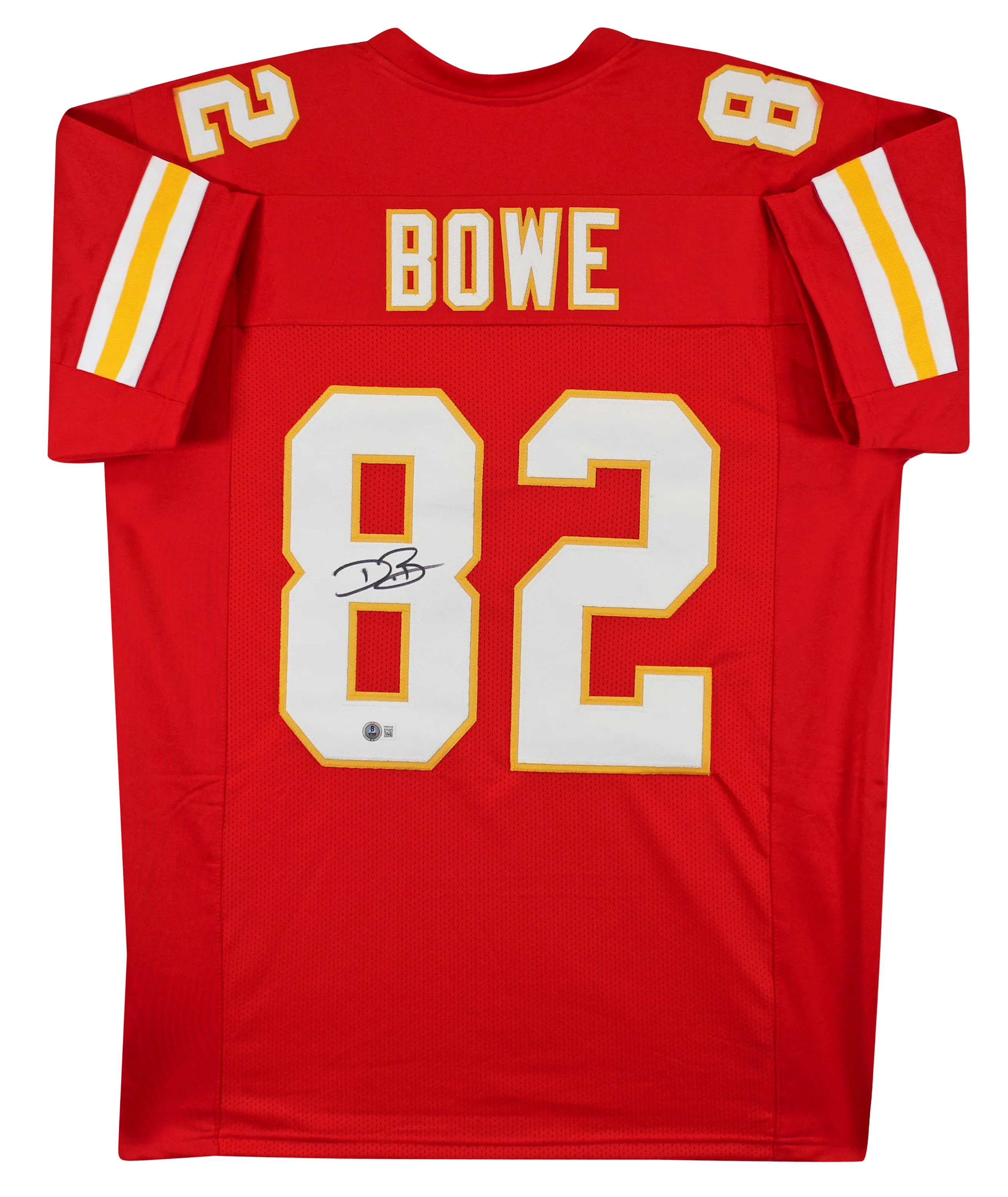 Dwayne Bowe Authentic Signed Red Pro Style Jersey Autographed BAS Witnessed - Image 2