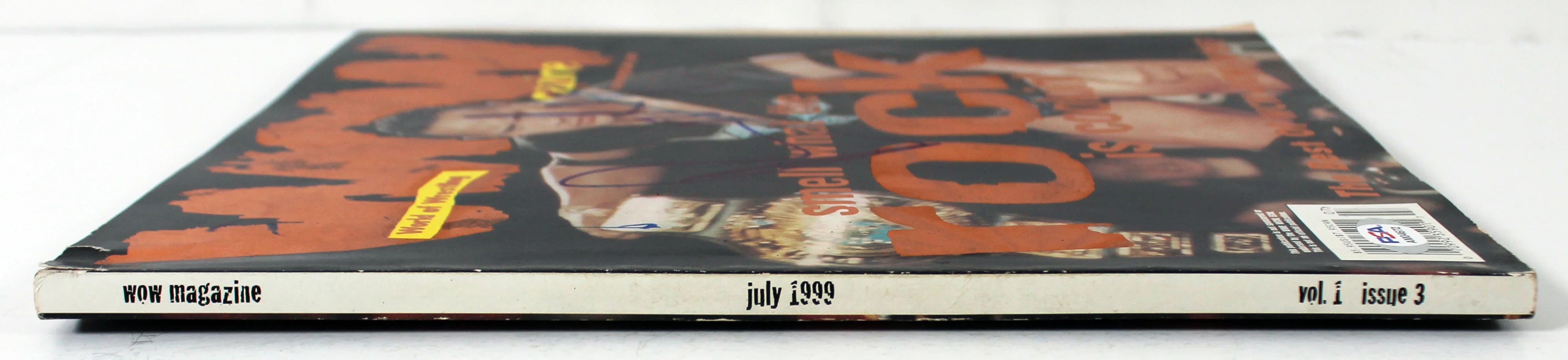 Dwayne "The Rock" Johnson Signed World Of Wrestling Magazine PSA/DNA #AM04672 - Image 6