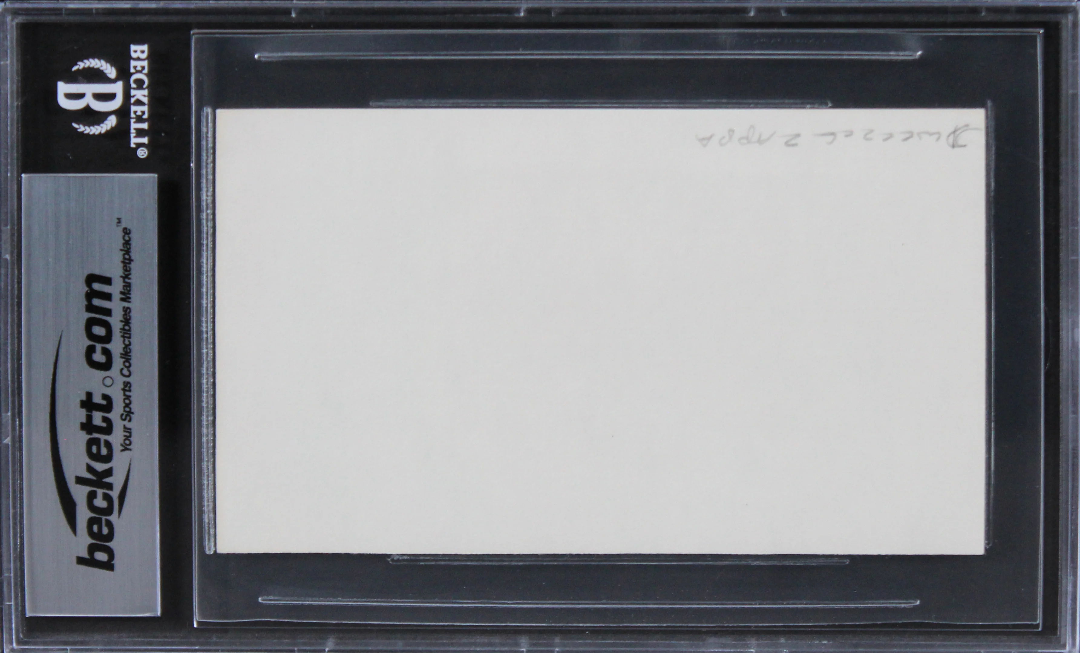 Dweezil Zappa Zappa Plays Zappa Authentic Signed 3x5 Index Card BAS Slabbed - Image 3