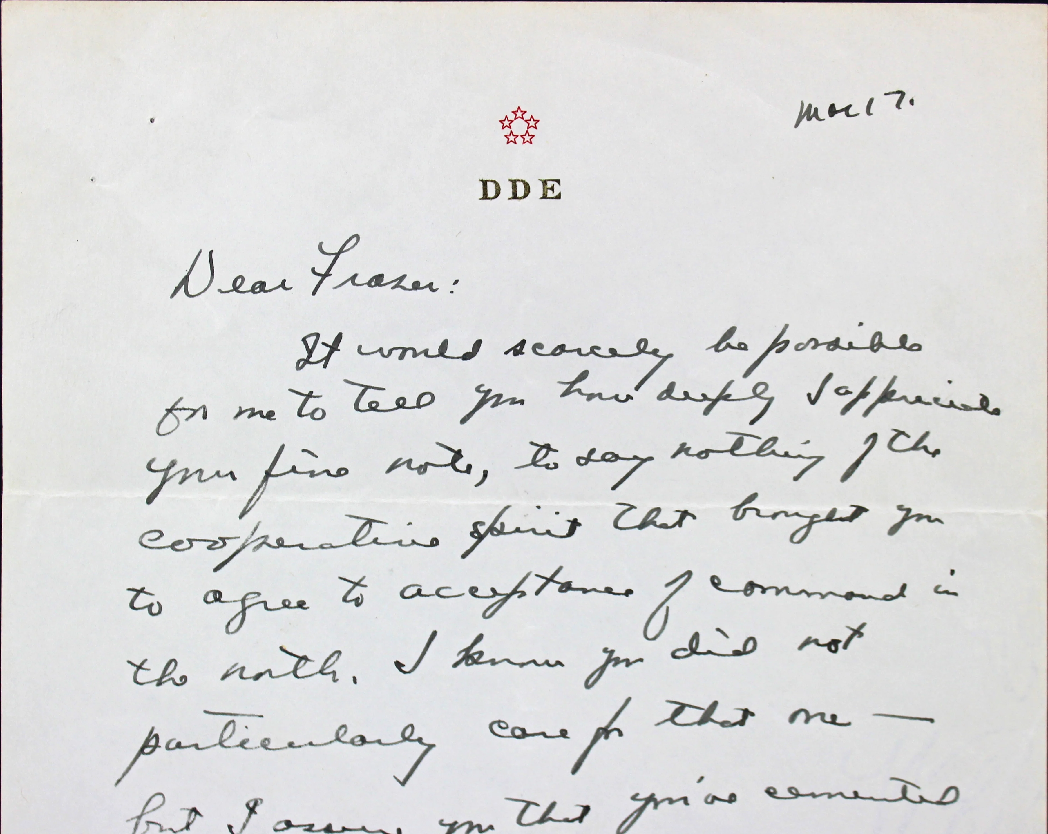 Dwight D. Eisenhower Signed 7x10.25 Handwritten Letter PSA/DNA #V07847 - Image 4