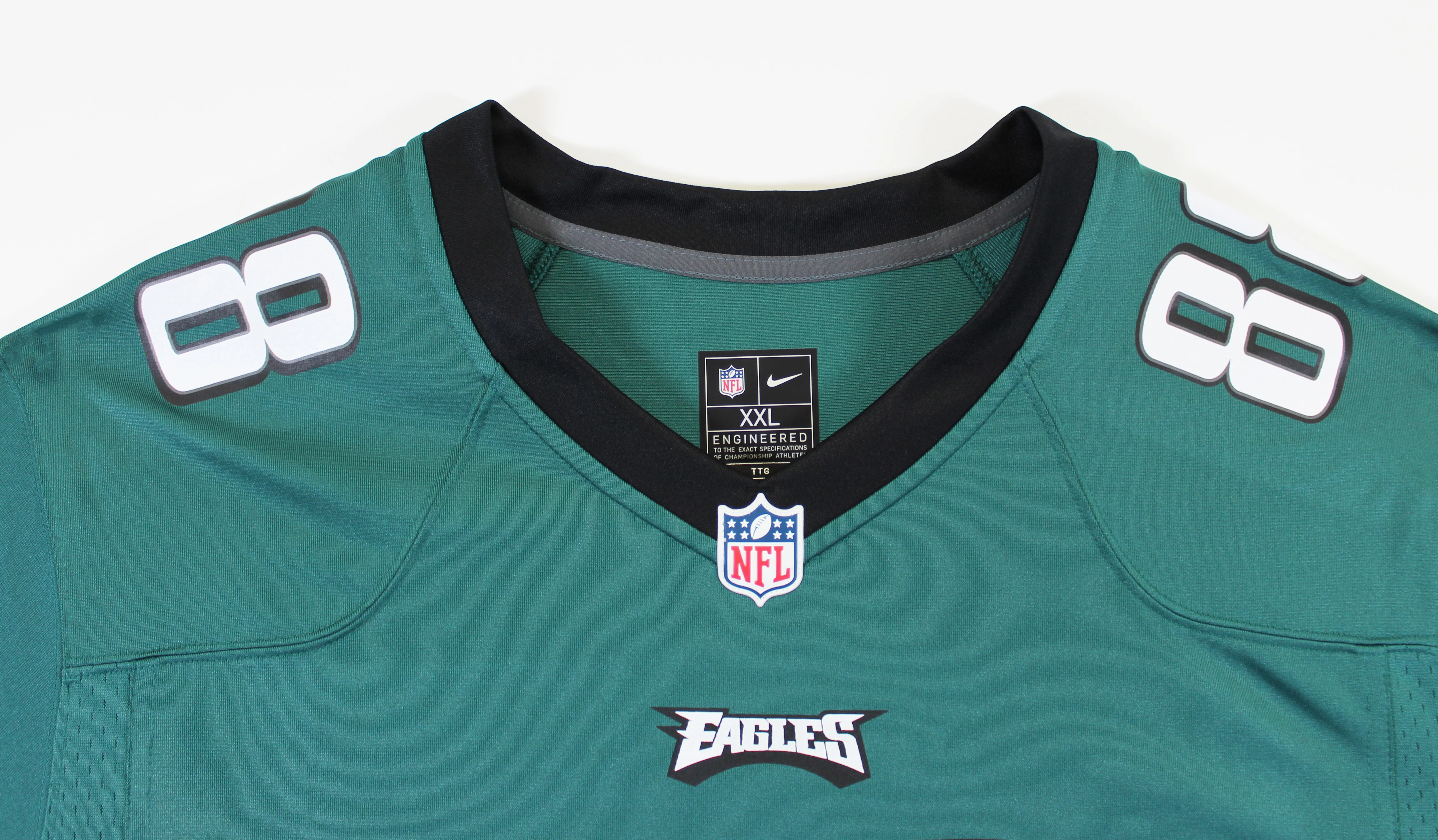 Eagles Dallas Goedert Authentic Signed Green Nike Game Jersey Fanatics - Image 5