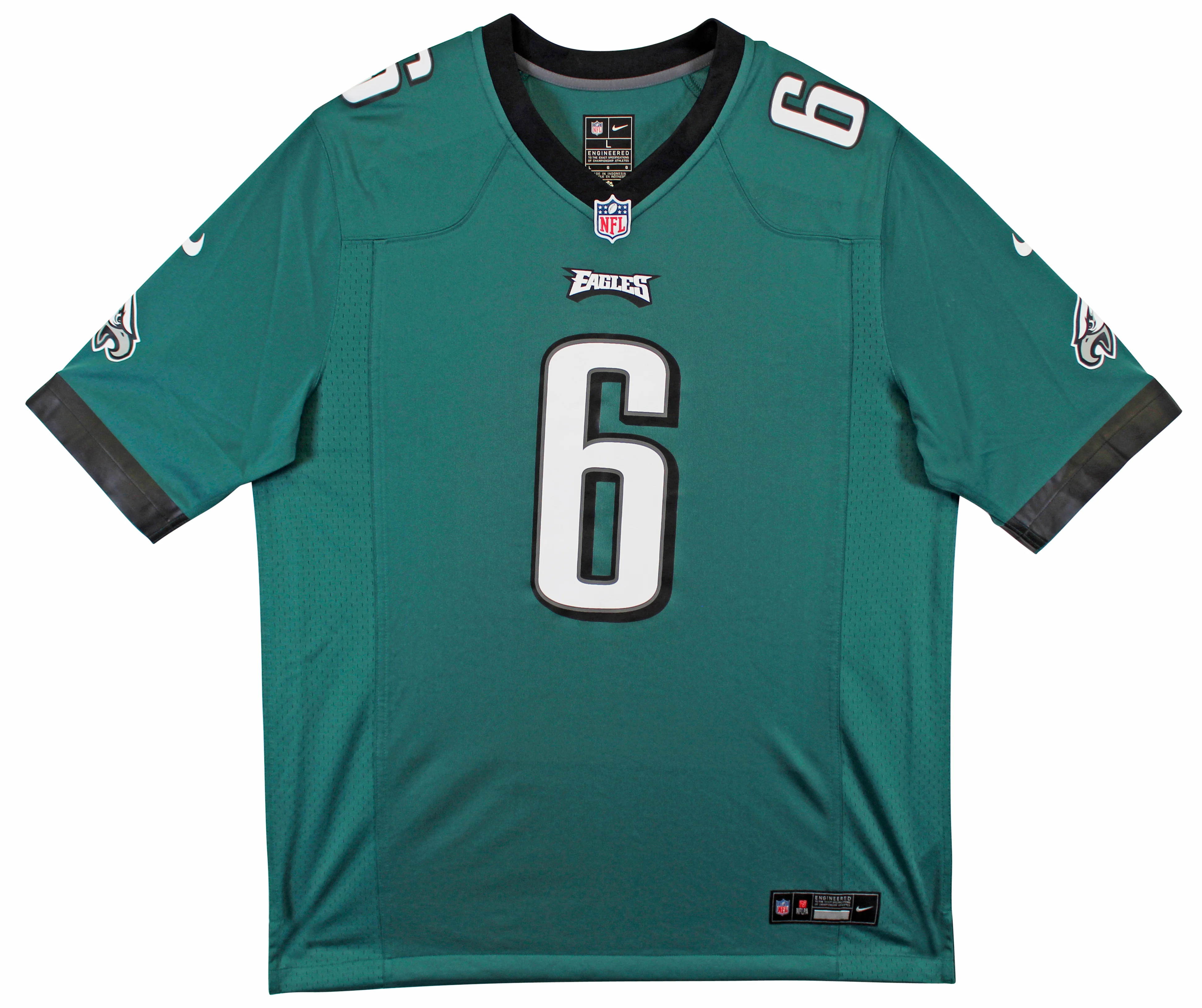 Eagles DeVonta Smith Authentic Signed Green Nike Game Jersey Fanatics - Image 4