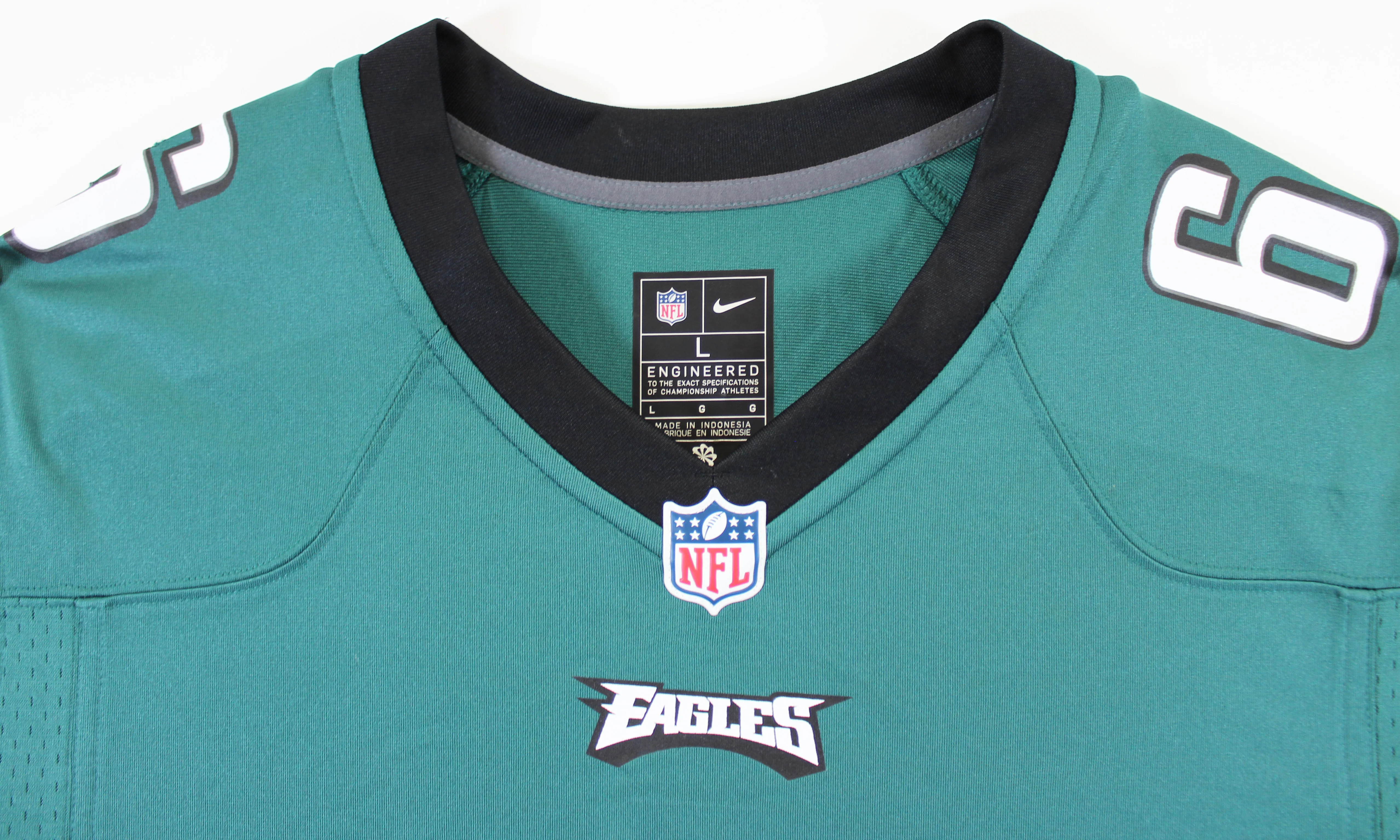 Eagles DeVonta Smith Authentic Signed Green Nike Game Jersey Fanatics - Image 5