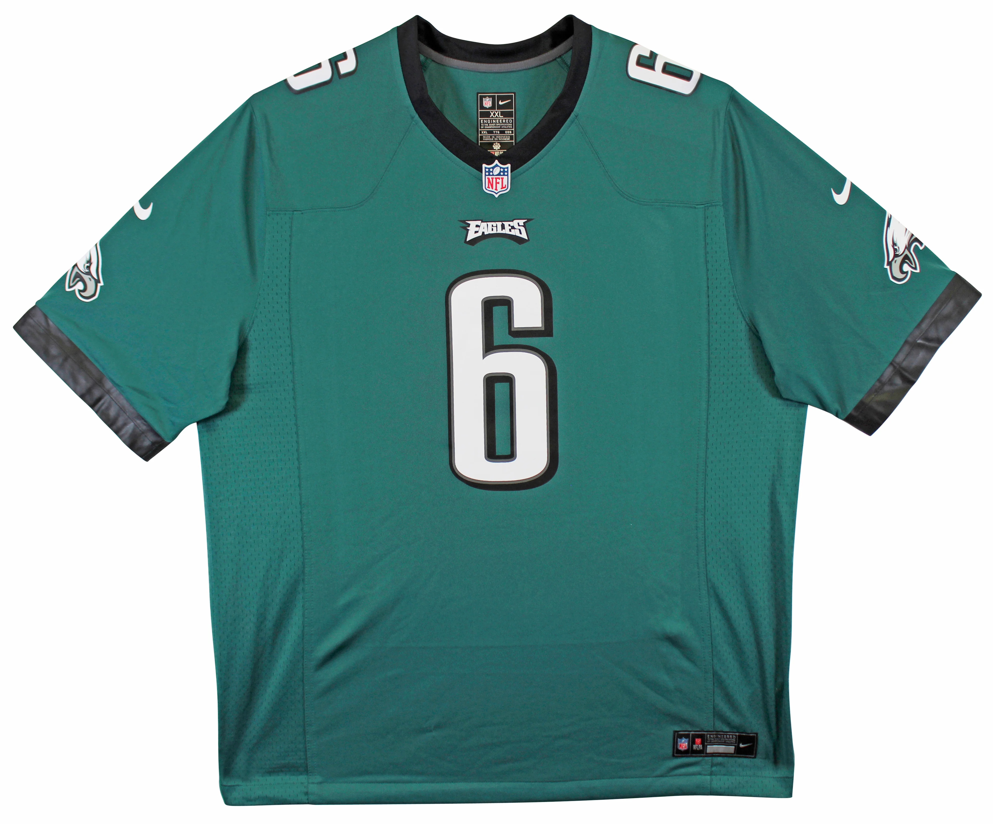 Eagles DeVonta Smith Authentic Signed Green Nike Game Jersey Fanatics - Image 4