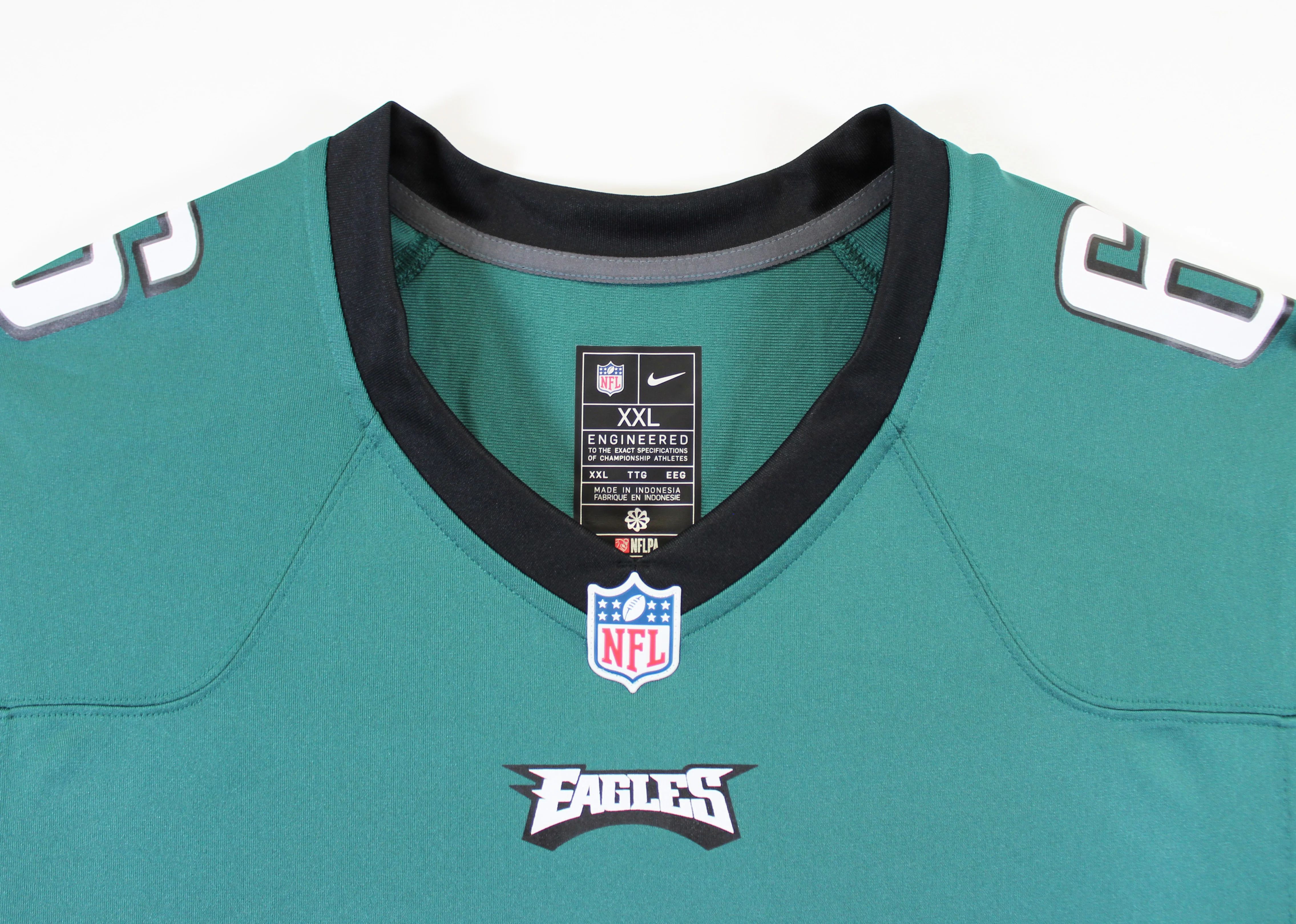 Eagles DeVonta Smith Authentic Signed Green Nike Game Jersey Fanatics - Image 5