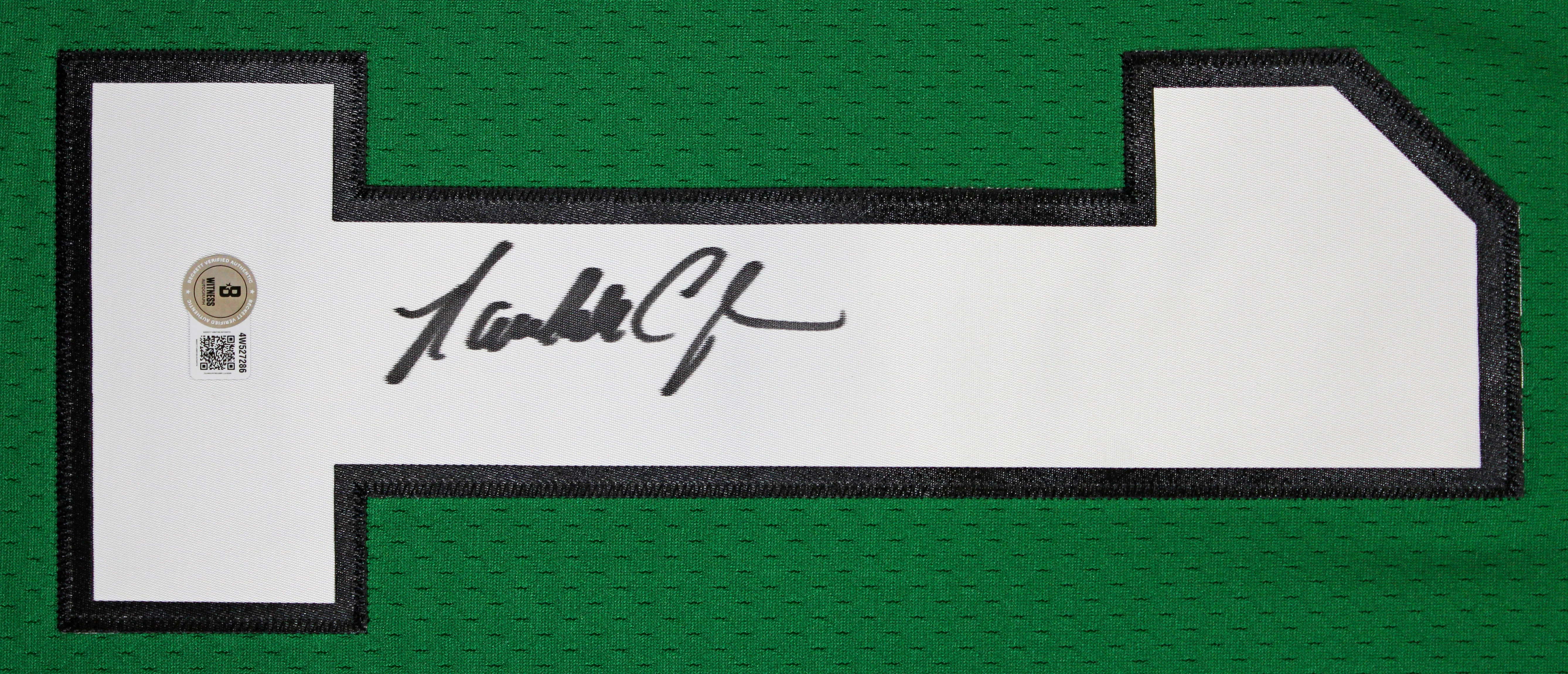 Eagles Randall Cunningham Signed Green Mitchell & Ness Jersey BAS Witnessed - Image 2