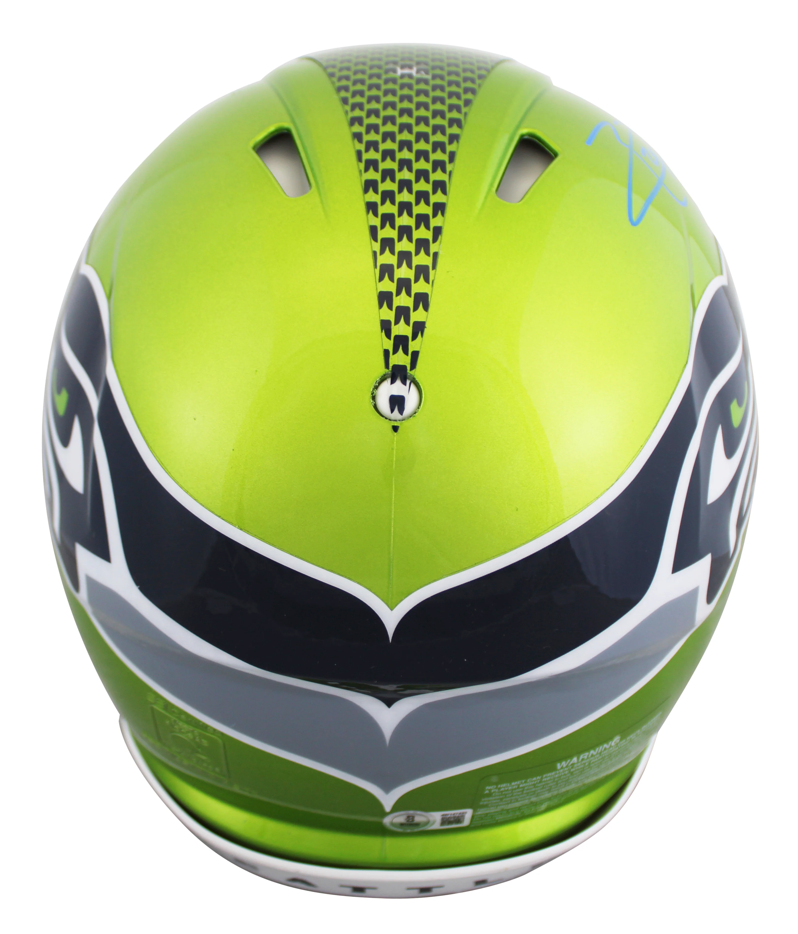 Earl Thomas "Legion of Boom" Signed Flash F/S Speed Proline Helmet W/ Case BAS W - Image 4