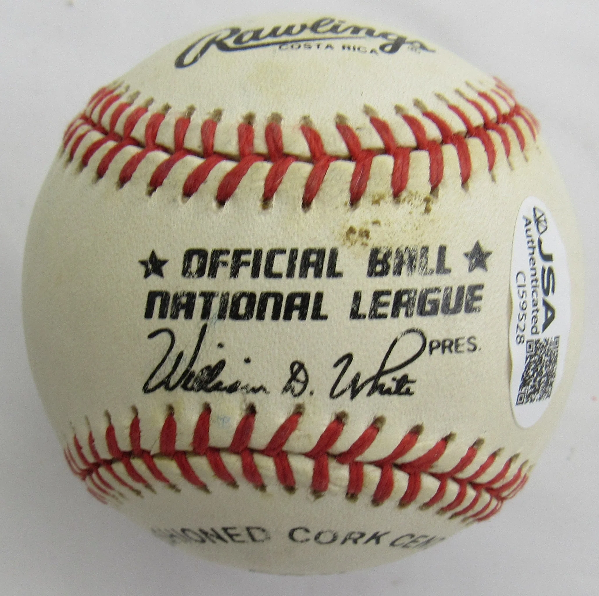 John Goodman "The Babe" Signed Auto Baseball JSA CI59528 - Image 3
