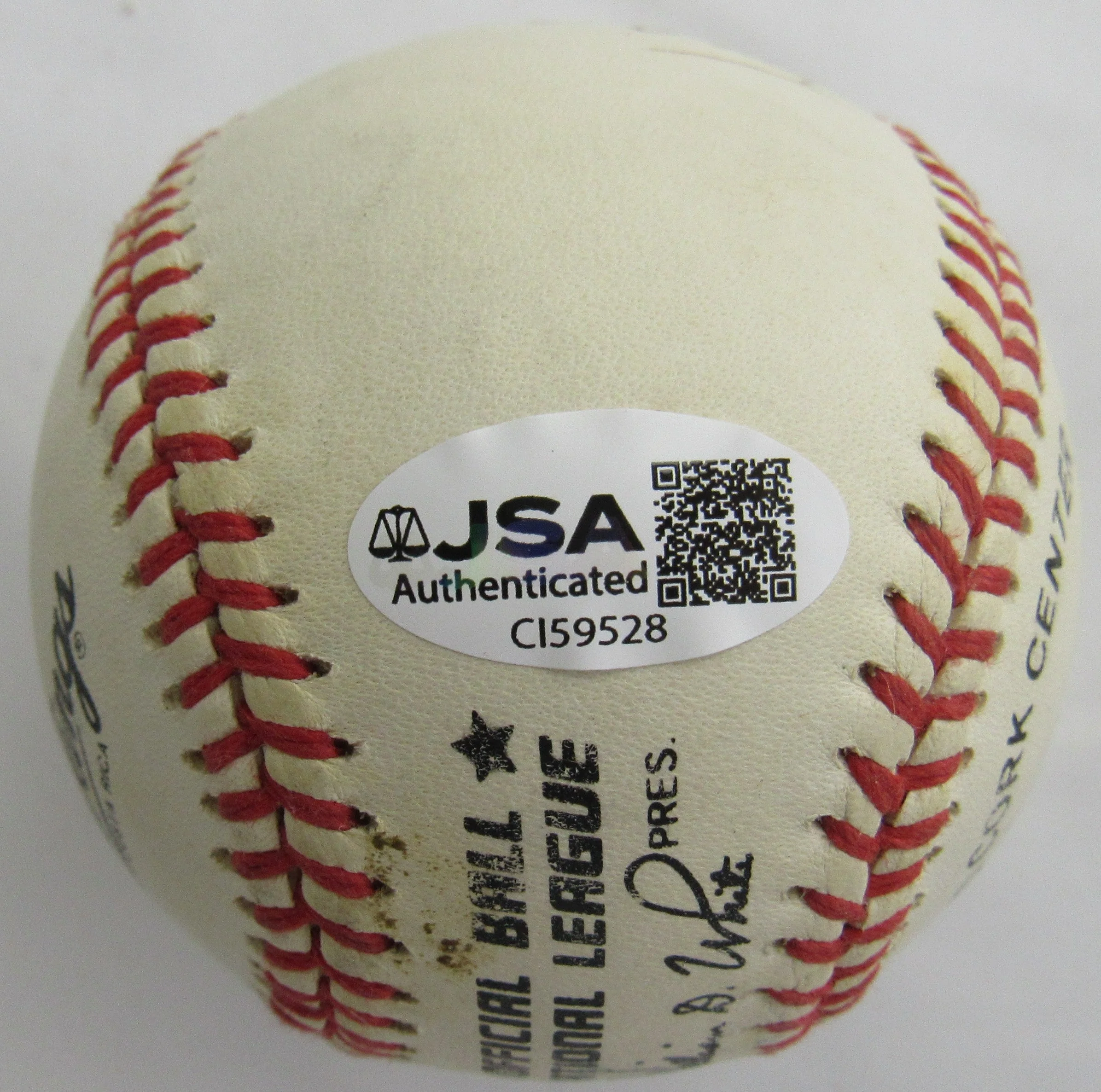 John Goodman "The Babe" Signed Auto Baseball JSA CI59528 - Image 4