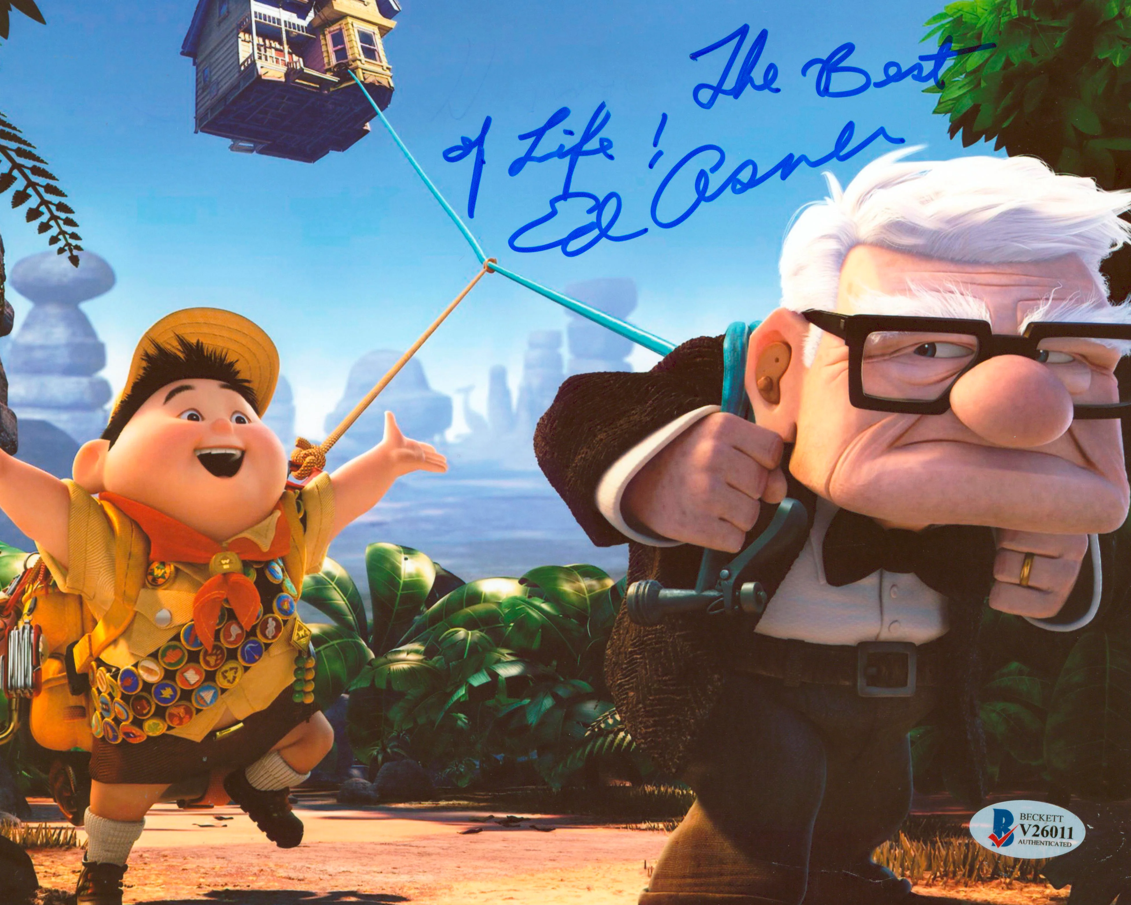 Ed Asner Up "The Best of Life!" Authentic Signed 8x10 Photo BAS #V26011 - Image 2
