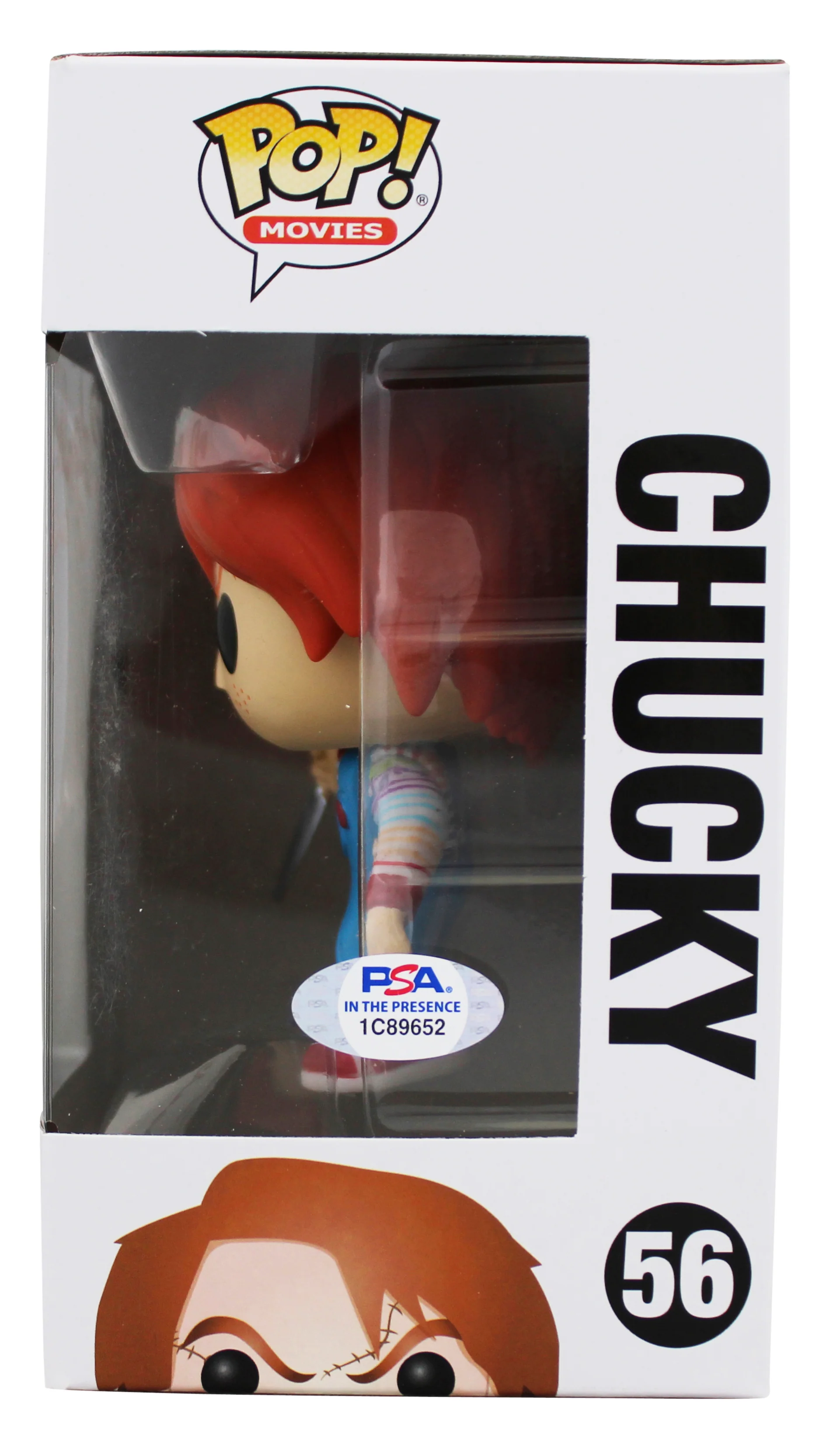 Ed Gale Child's Play 2 Signed Chucky #56 Funko Pop Figure PSA/DNA Itp #1C89652 - Image 4