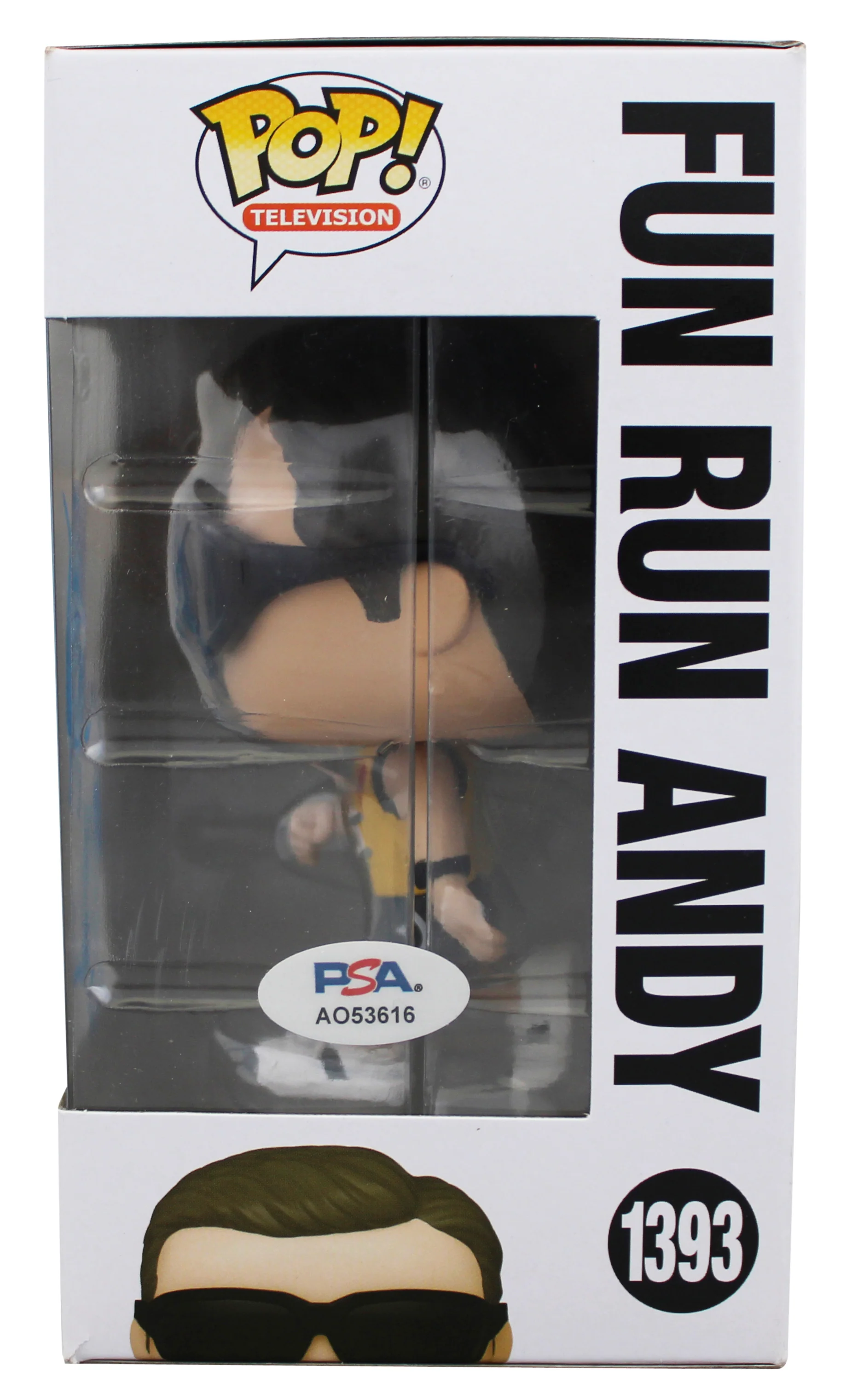 Ed Helms The Office Signed Fun Run Andy #1393 Funko Pop Vinyl Figure PSA/DNA - Image 4