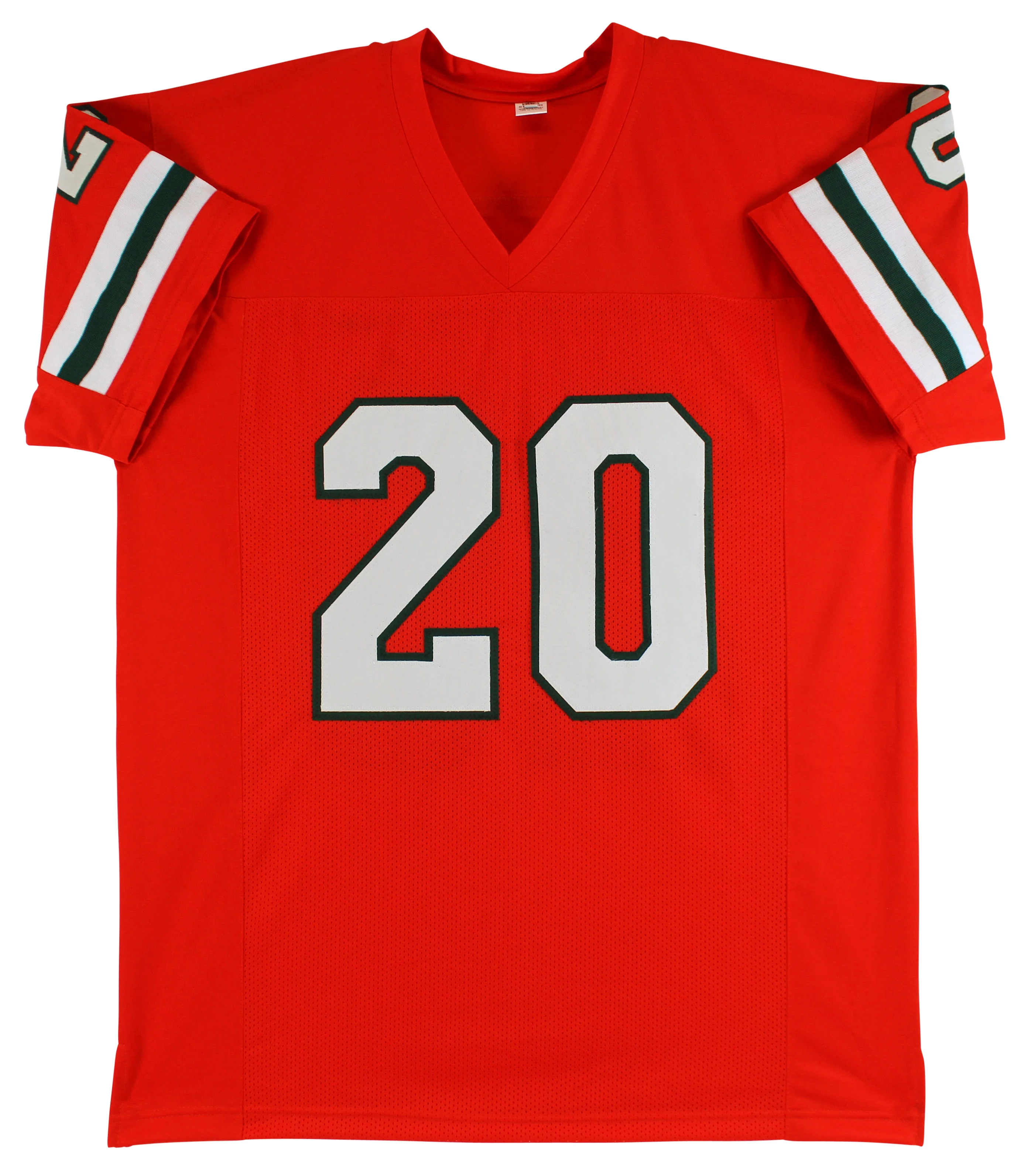 Ed Reed Authentic Signed Orange Pro Style Jersey Autographed BAS Witnessed - Image 4