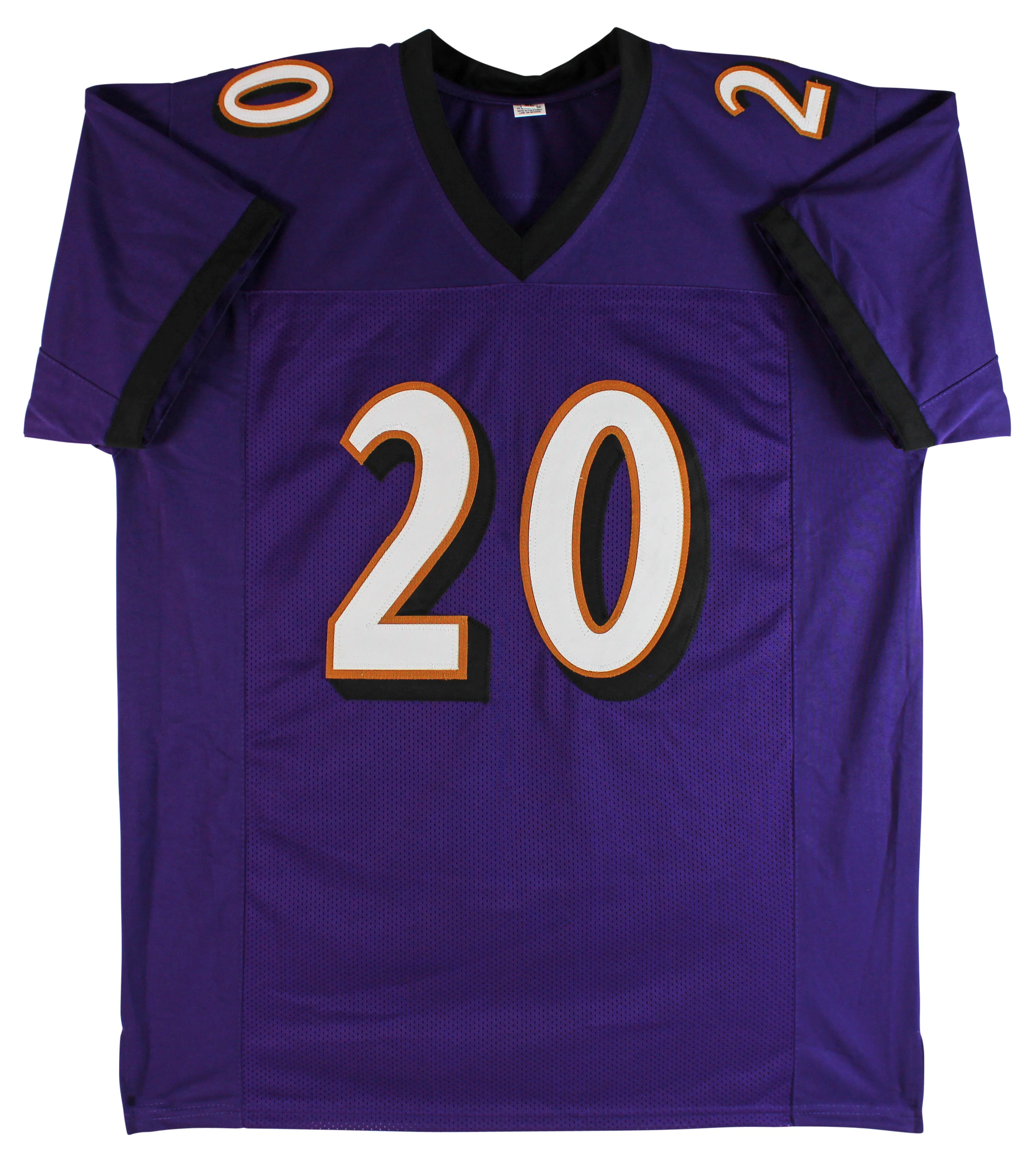 Ed Reed Authentic Signed Purple Pro Style Jersey Autographed BAS Witnessed - Image 4