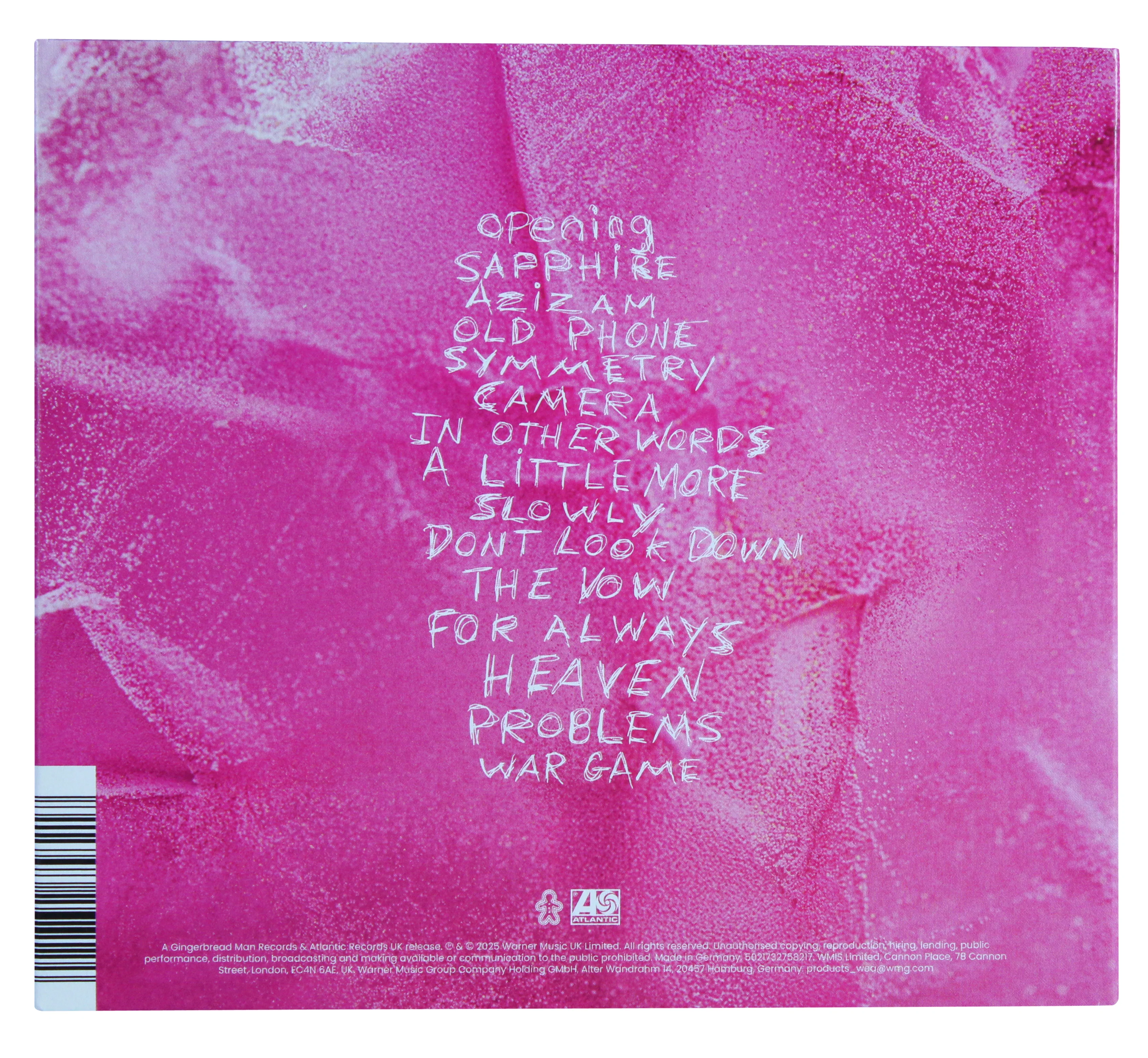 Ed Sheeran Authentic Signed Play Cd Insert W/ Disk Autographed BAS - Image 4