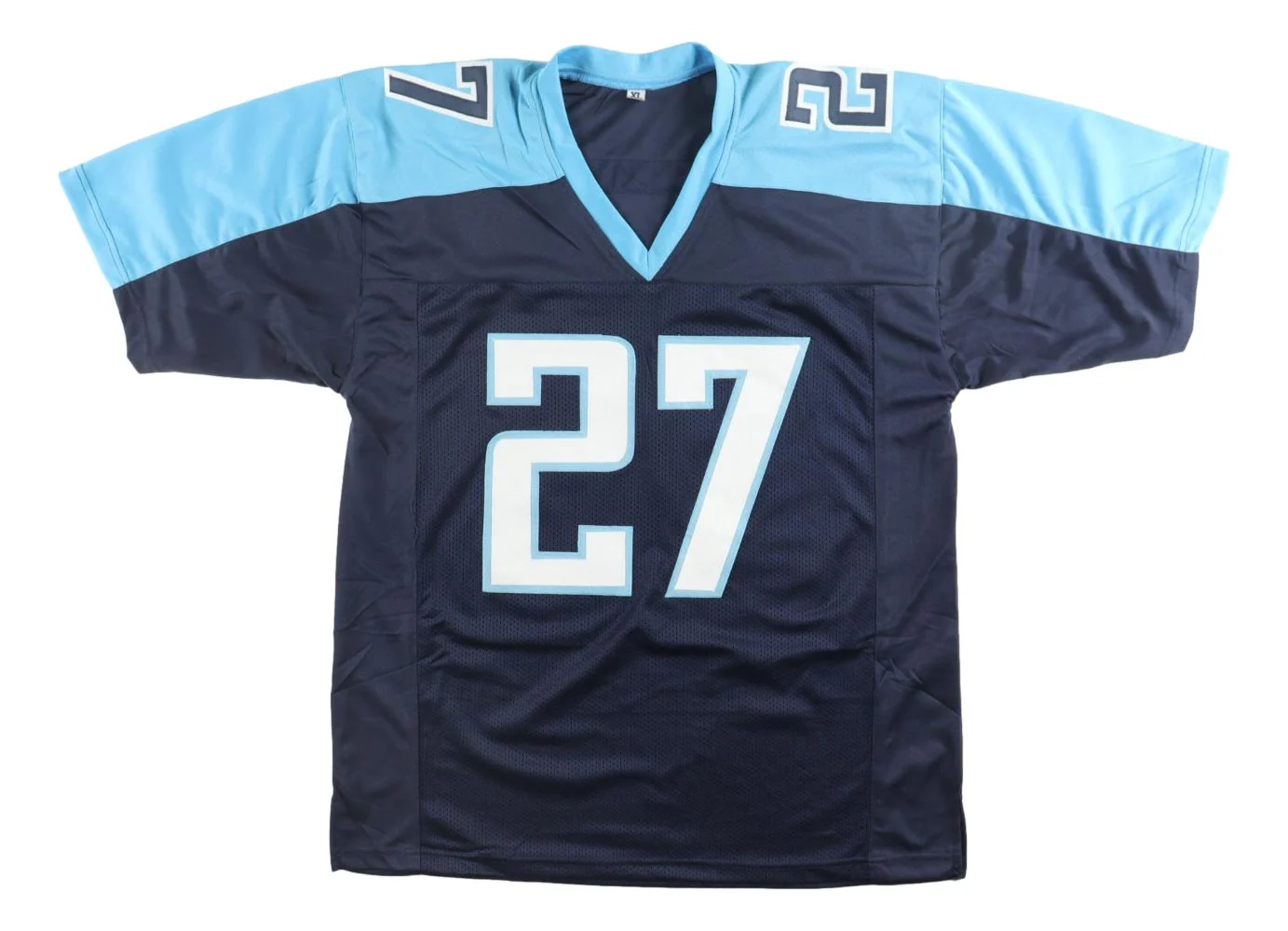 Eddie George Tennessee Signed Navy Blue Football Jersey BAS - Image 3
