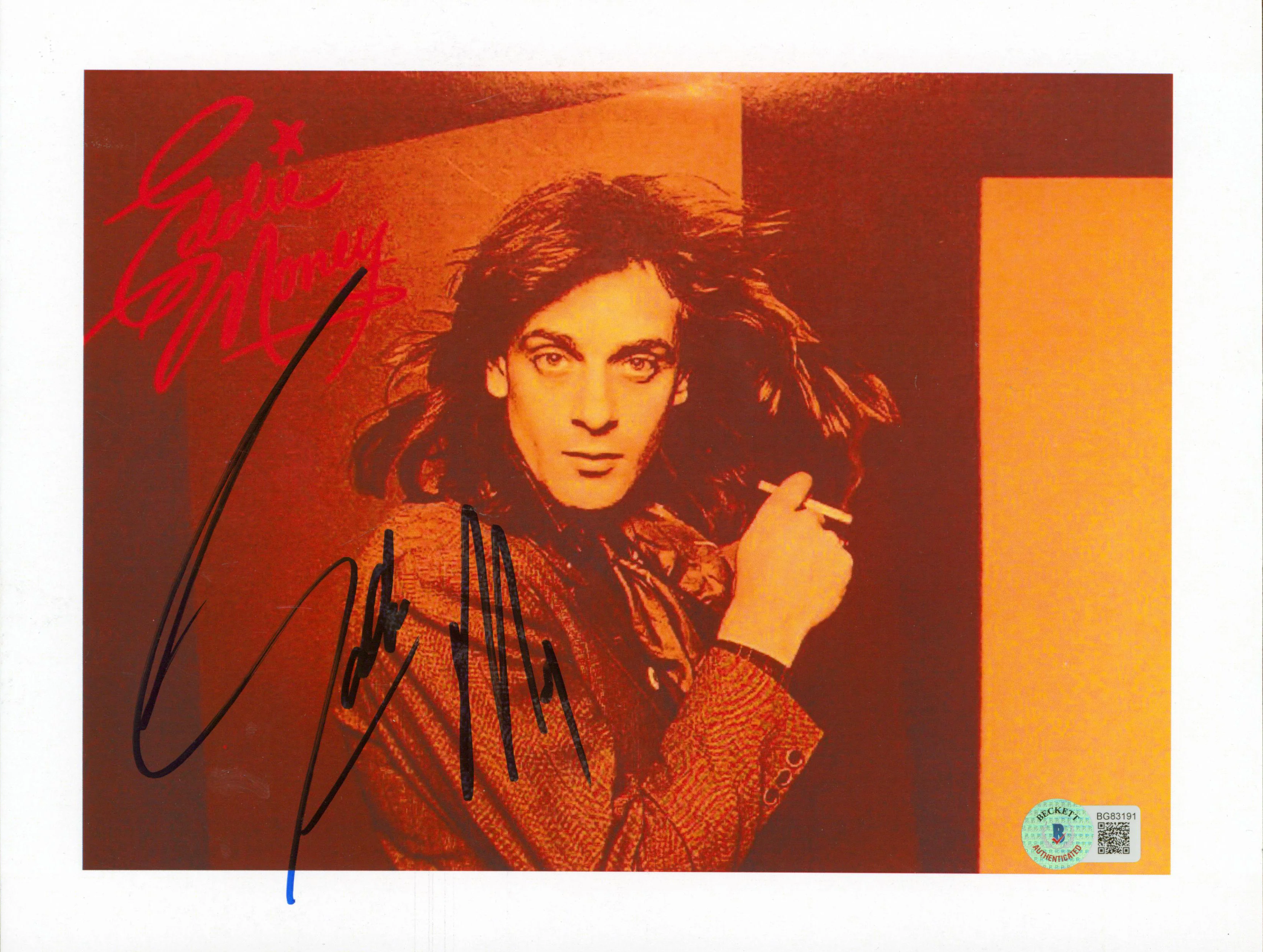Eddie Money Authentic Signed 8.5x11 Photo Autographed BAS #BG83191 - Image 2