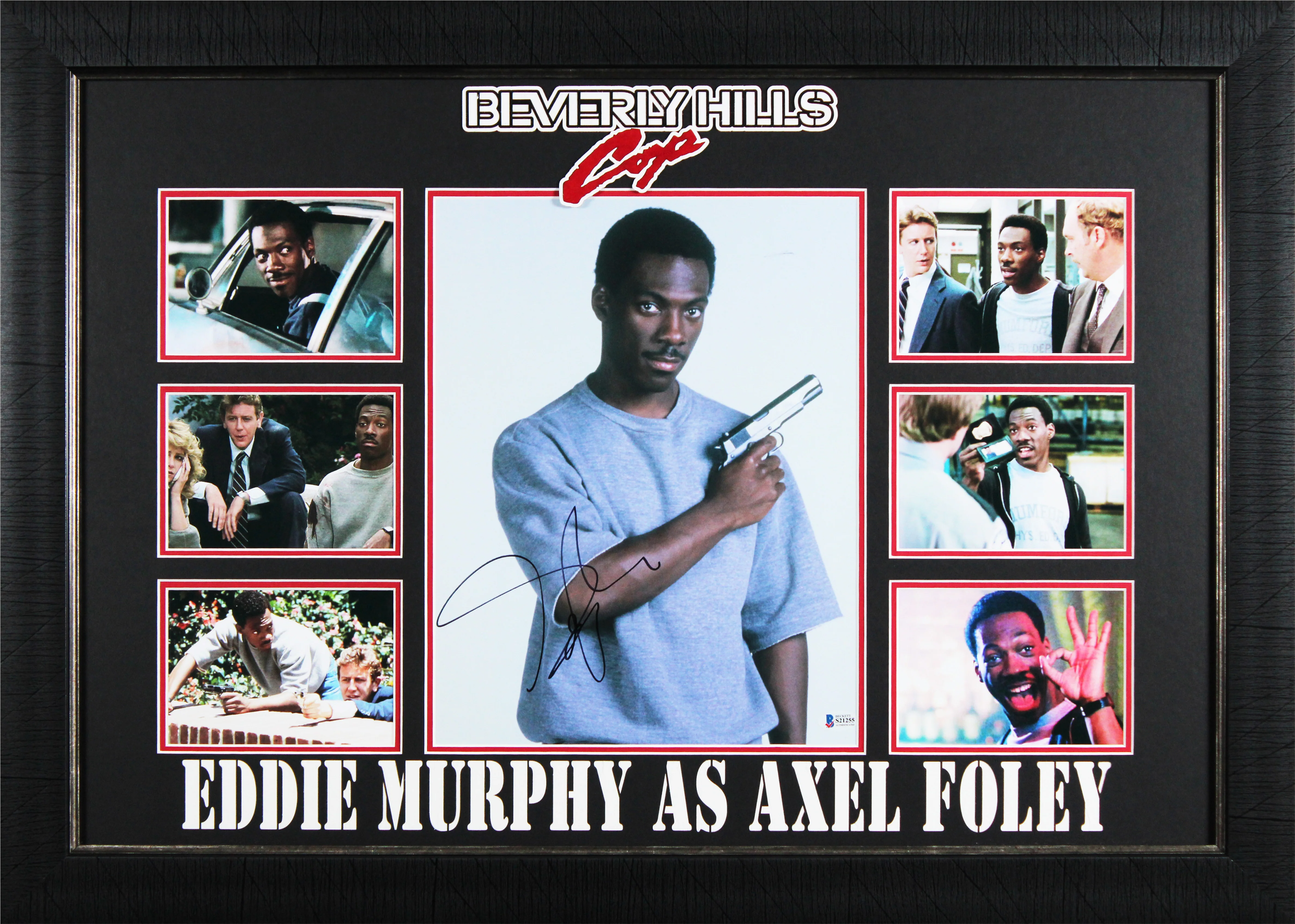 Eddie Murphy Beverly Hills Cop Authentic Signed 11x14 Framed Photo BAS #S21255