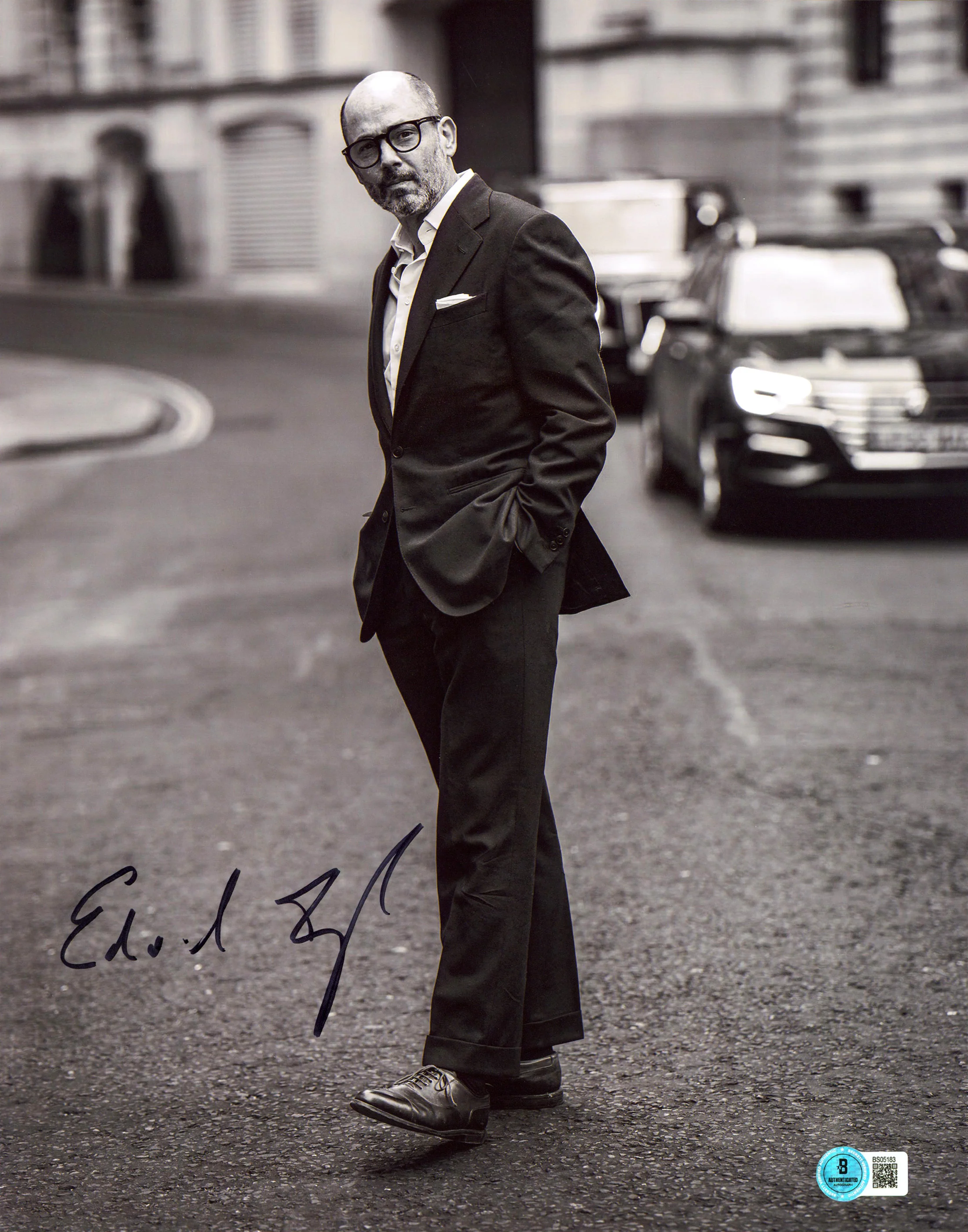 Edward Berger Conclave Authentic Signed 11x14 Vertical Photo BAS #BS05183 - Image 2