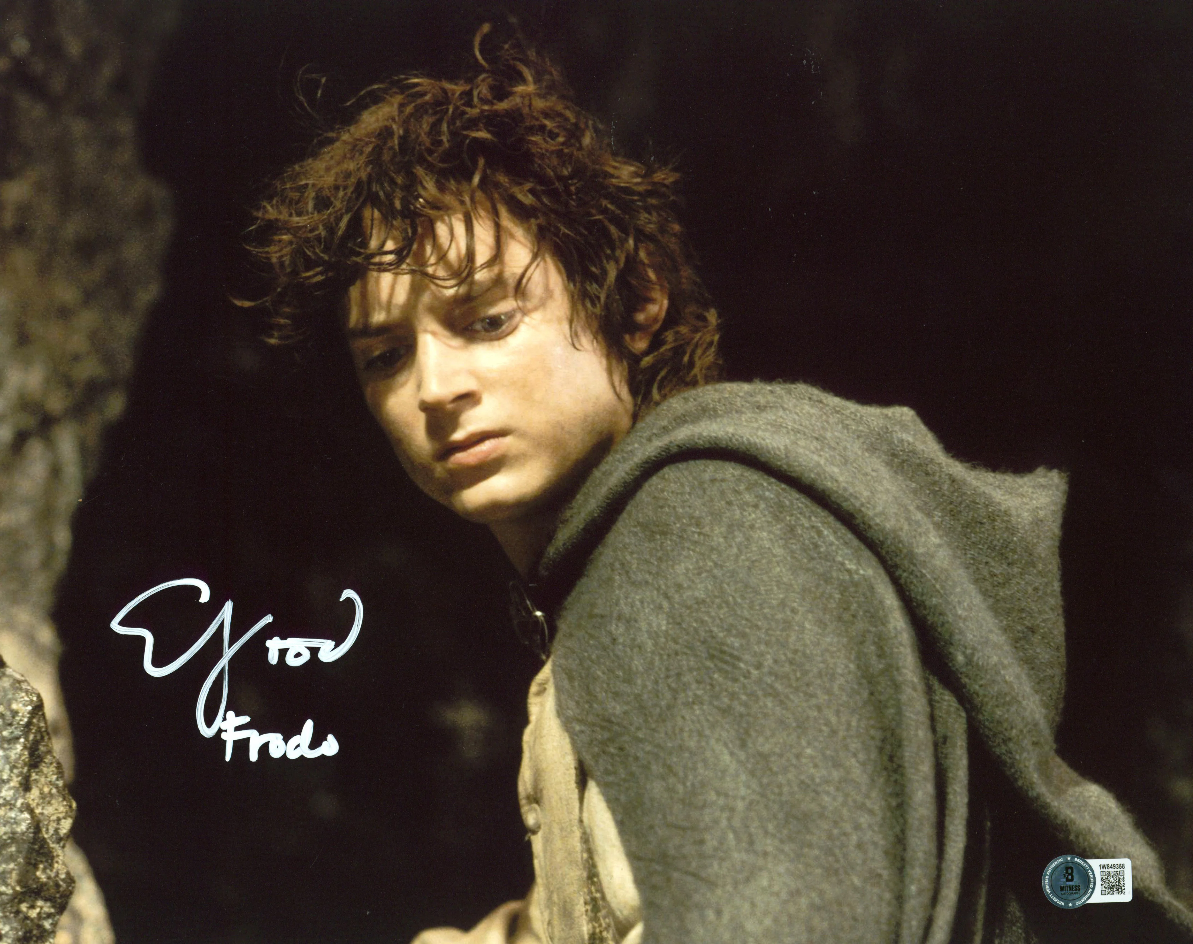 Elijah Wood Lord of the Rings "Frodo" Authentic Signed 11x14 Photo BAS Witness 2 - Image 2
