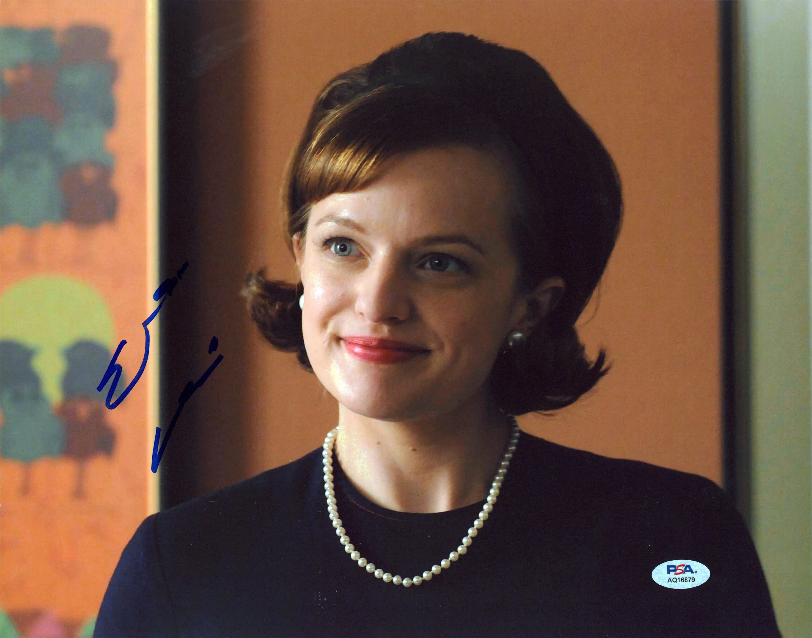 Elisabeth Moss Mad Men Authentic Signed 11x14 Horizontal Photo PSA/DNA #AQ16879 - Image 2