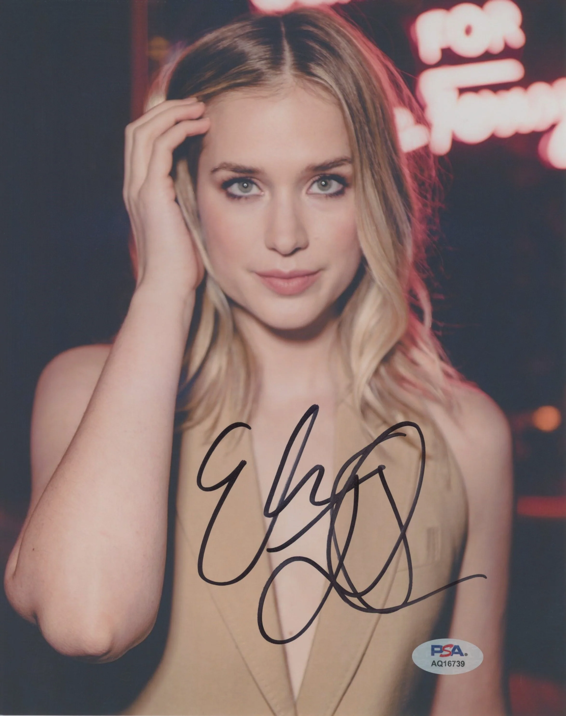 Elizabeth Lail You Authentic Signed 8x10 Photo PSA/DNA #AQ16739 - Image 2