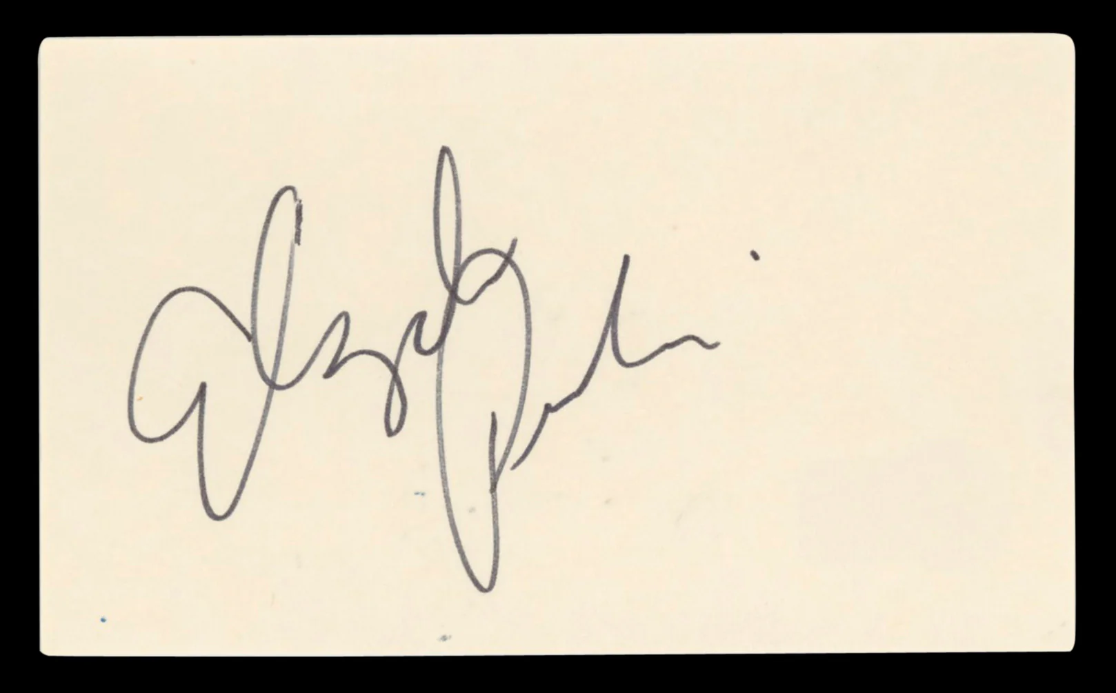 Elizabeth Perkins Weeds Authentic Signed 3x5 Index Card Autographed BAS #BQ67767 - Image 2
