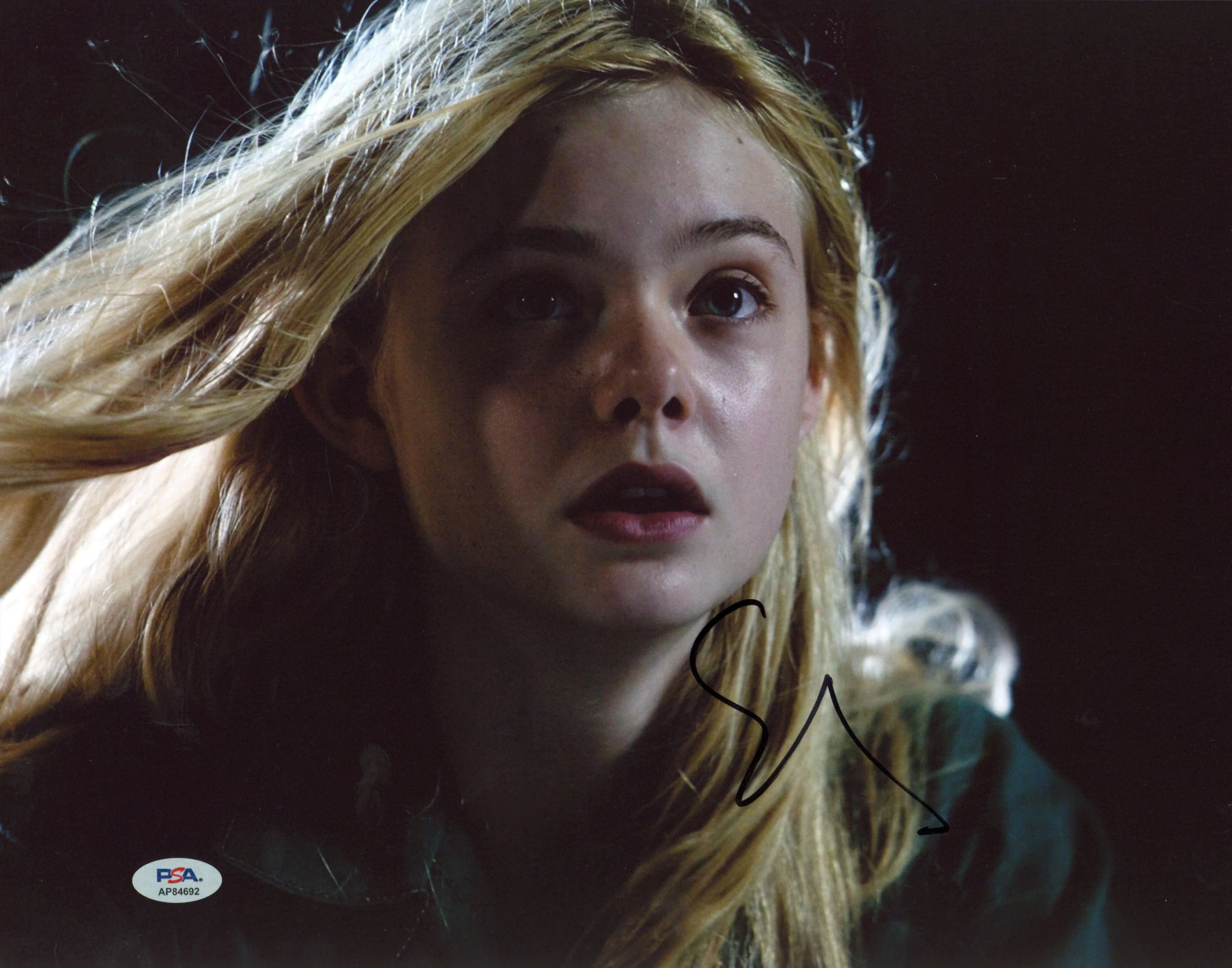 Elle Fanning The Neon Demon Authentic Signed 11x14 Photo PSA/DNA #AP84692 - Image 2