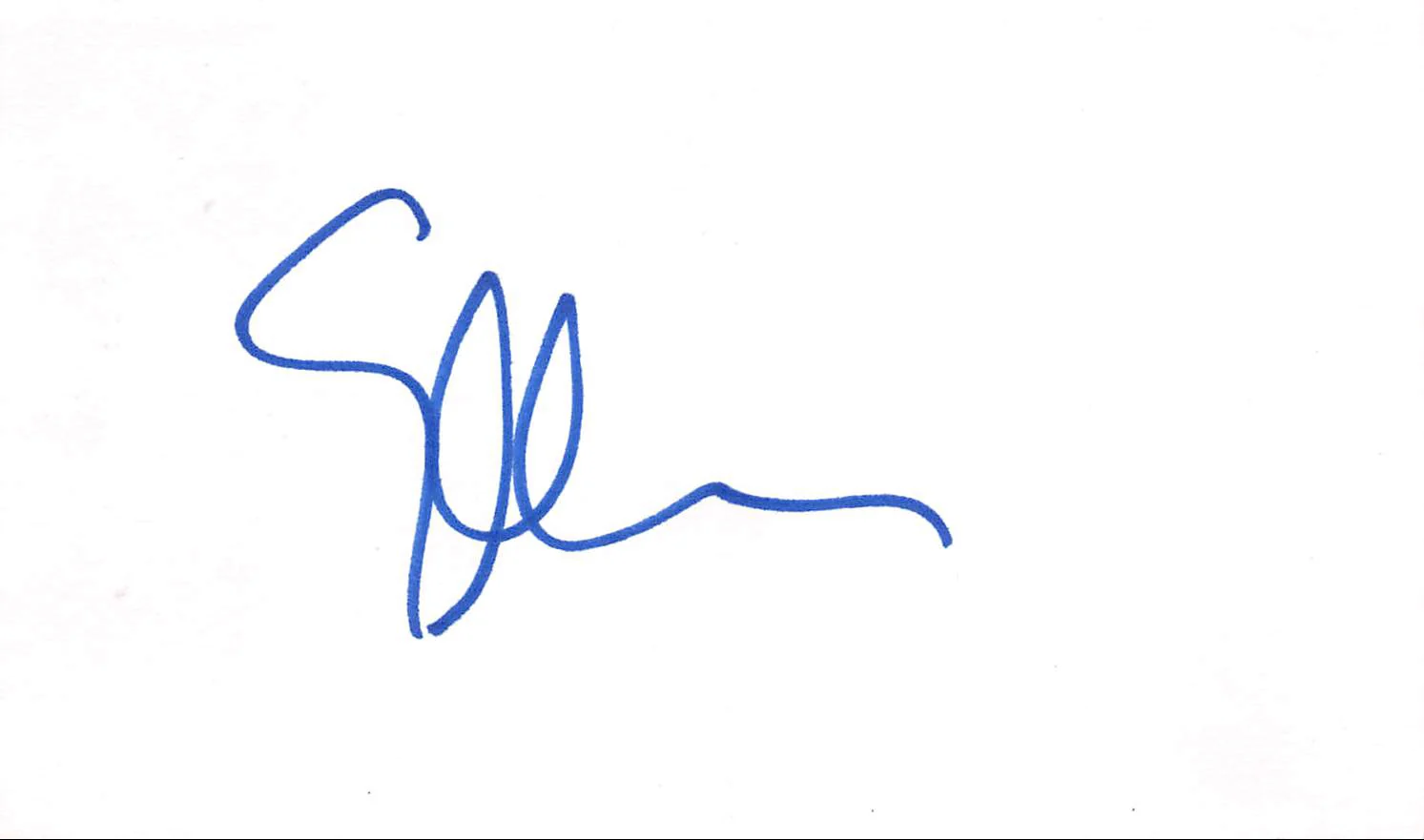 Ellen DeGeneres Authentic Signed 3x5 Index Card Autographed BAS #BL96299 - Image 2