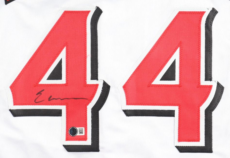 Elly De La Cruz Cincinnati Signed White Baseball Jersey BAS - Image 2