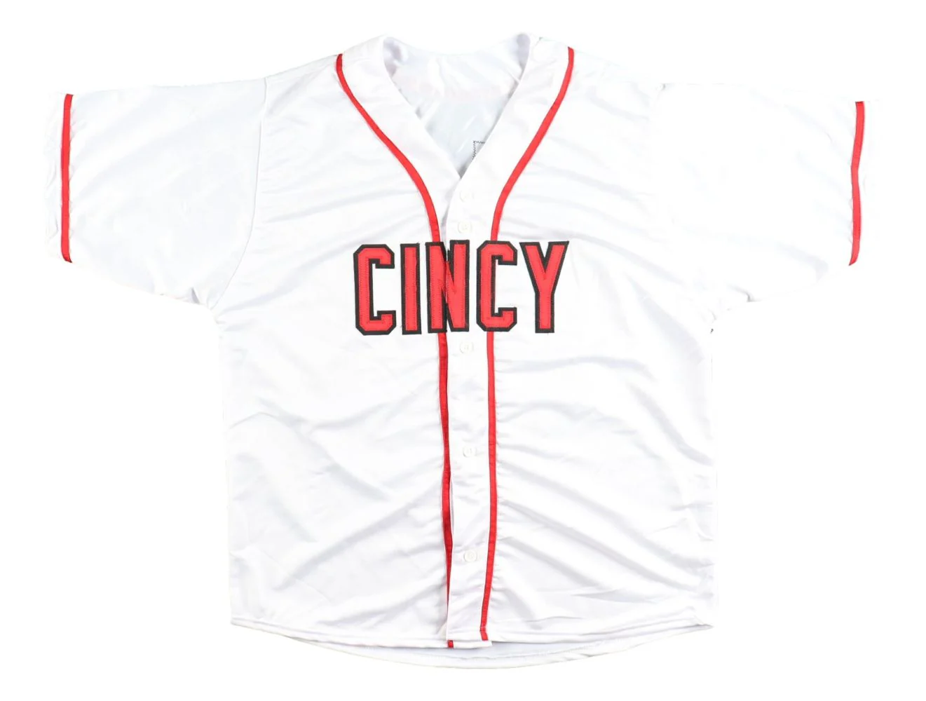 Elly De La Cruz Cincinnati Signed White Baseball Jersey BAS - Image 3