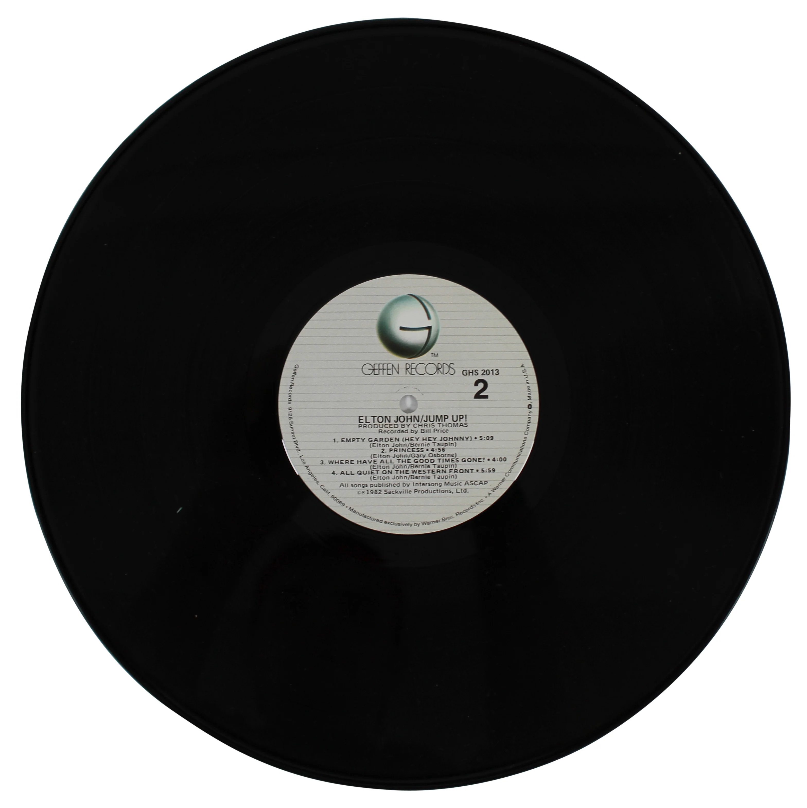 Elton John & Bernie Taupin Signed Jump Up! Album Cover W/ Vinyl PSA/DNA #AN38325 - Image 7