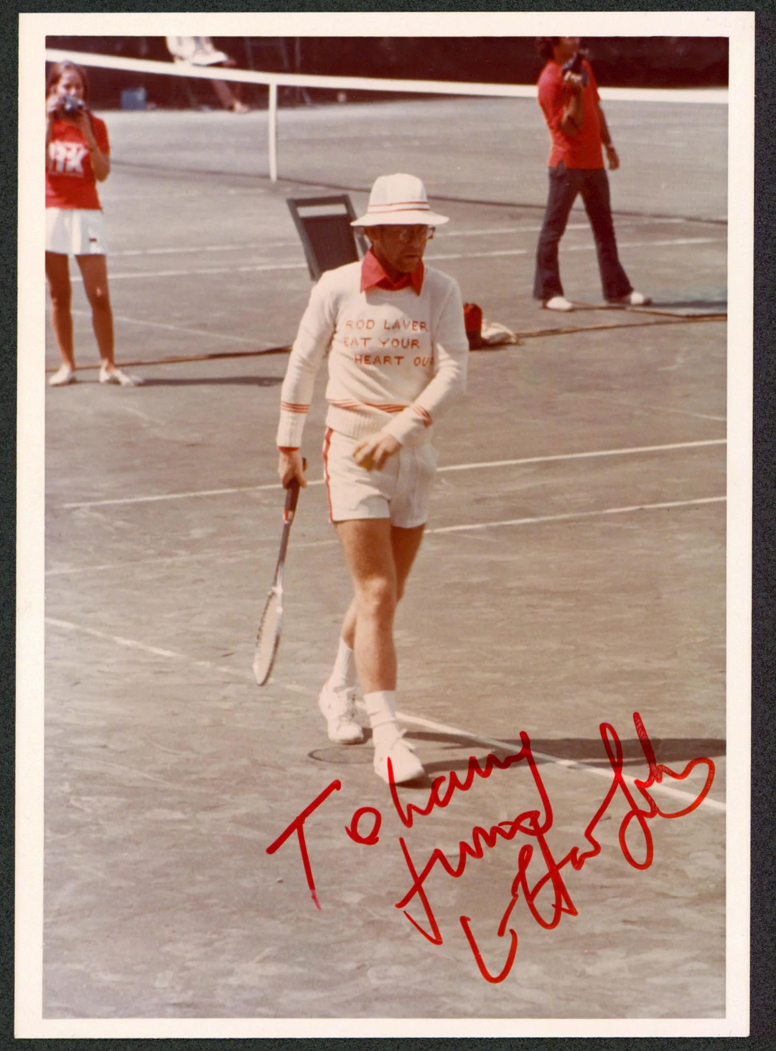 Elton John "To Larry" Authentic Signed 5x7 Type 1 Photo Autographed JSA #ZZ66306 - Image 2