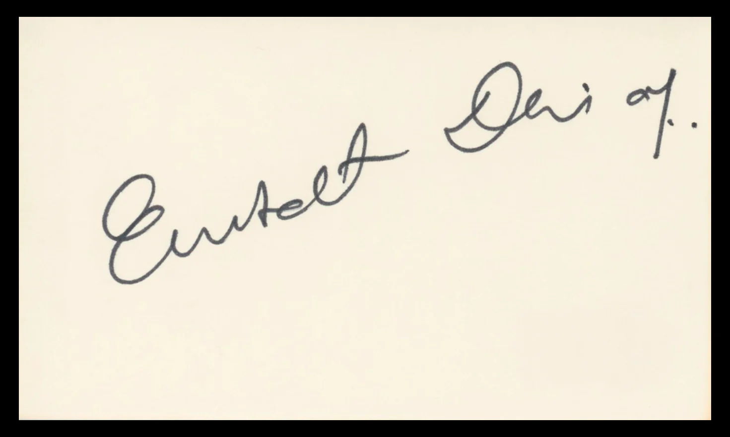Embeth Davidtz Matilda Authentic Signed 3x5 Index Card Autographed BAS #BV04139