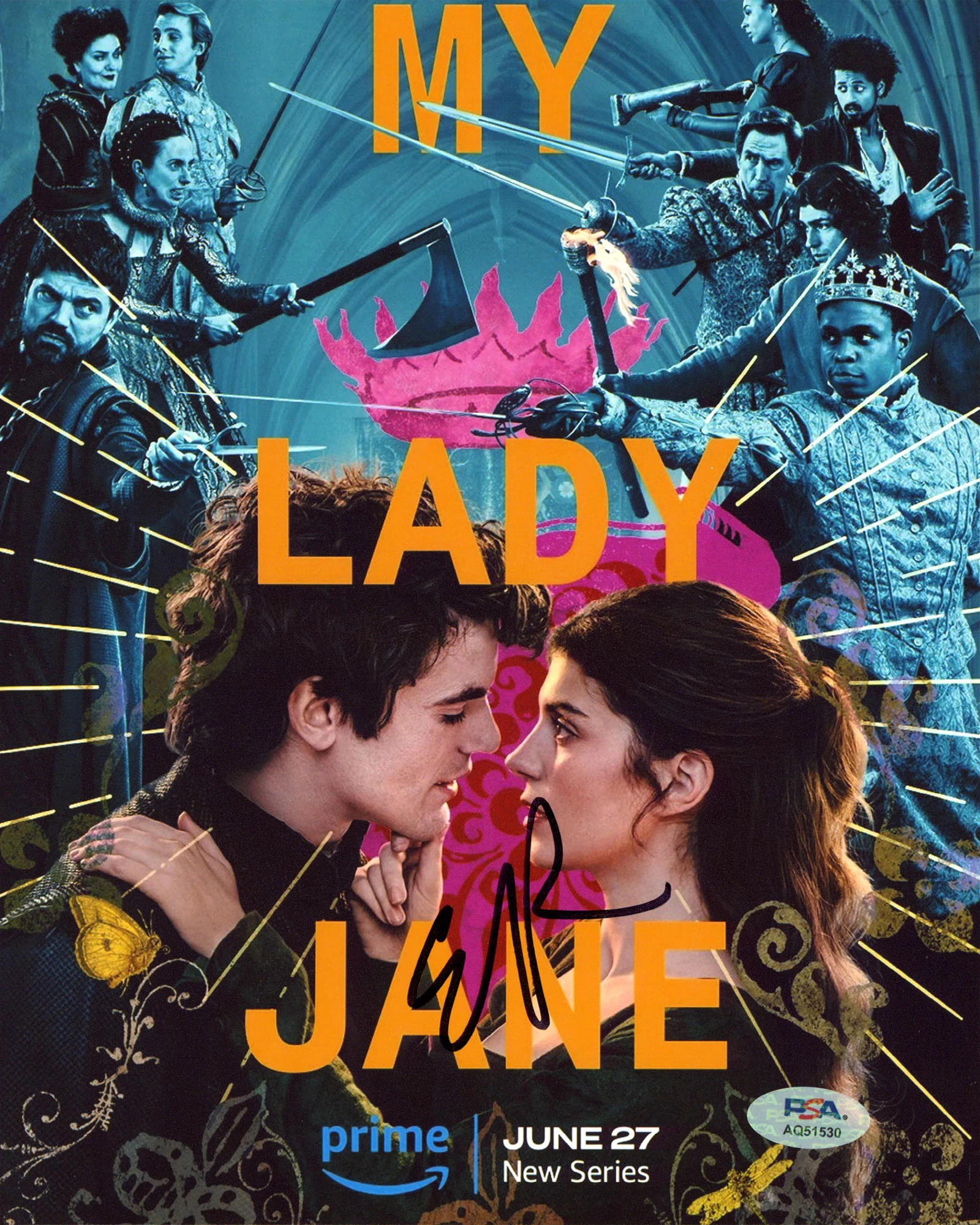 Emily Bader My Lady Jane Authentic Signed 8x10 Vertical Photo PSA/DNA #AQ51530 - Image 2