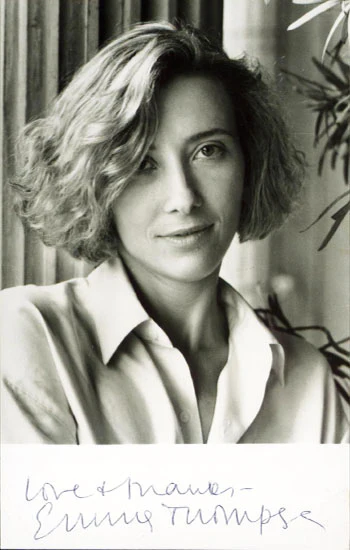 Emma Thompson The Tall Guy "Love & Thanks" Signed 3.5x5.5 Photo BAS #BS29315 - Image 2
