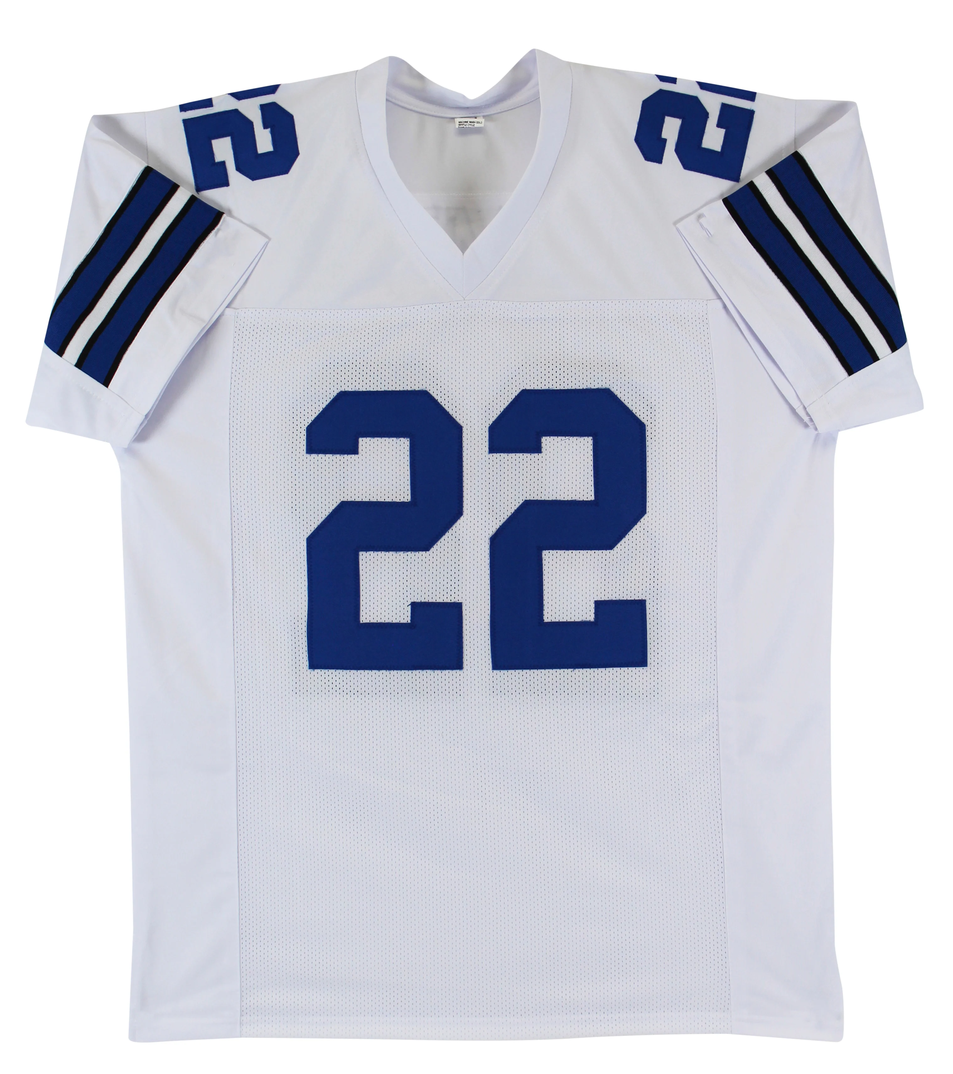 Emmitt Smith Authentic Signed White Pro Style Jersey Autographed BAS Witnessed - Image 4