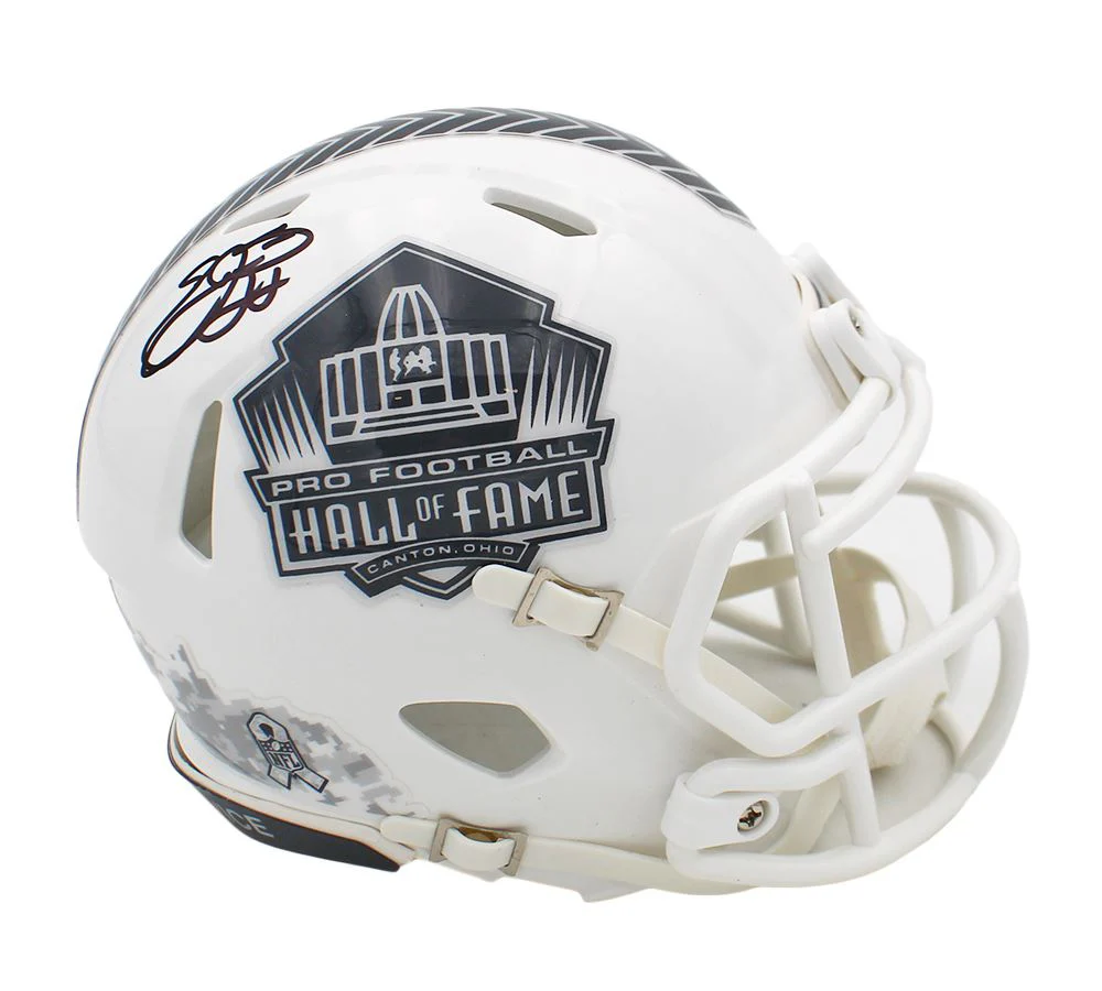 Emmitt Smith Autographed Hall Of Fame Speed Mini Helmet - Image 2