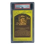 Enos Slaughter Signed 4x6 St Louis Cardinals HOF Plaque Card PSA/DNA 85026108 - Image 3