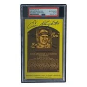 Enos Slaughter Signed 4x6 St Louis Cardinals HOF Plaque Card PSA/DNA 85026192 - Image 3